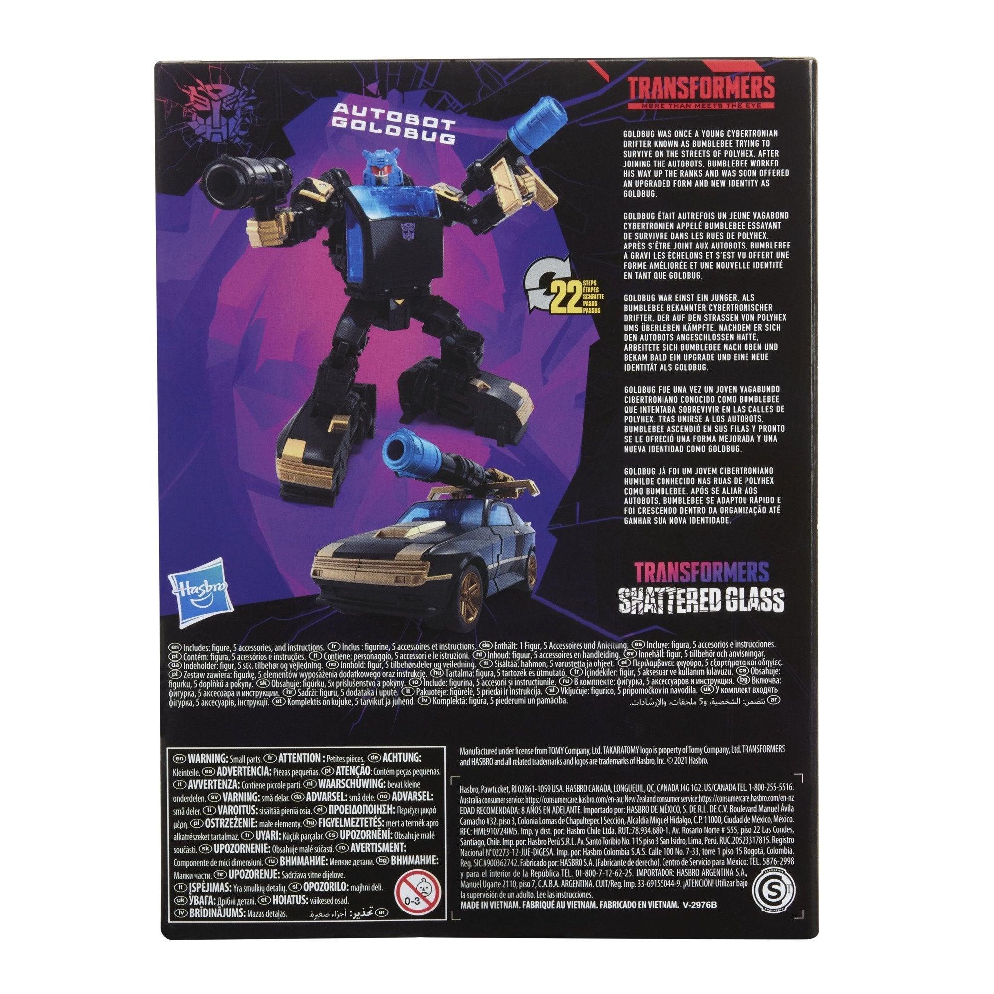 Transformers: Goldbug - Shattered Glass Deluxe Class (Exclusive)-Actionfiguren-Hasbro-Mighty Underground