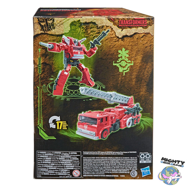 Transformers Generations: Inferno - Voyager Class (War for Cybertron: Kingdom)-Actionfiguren-Hasbro-Mighty Underground