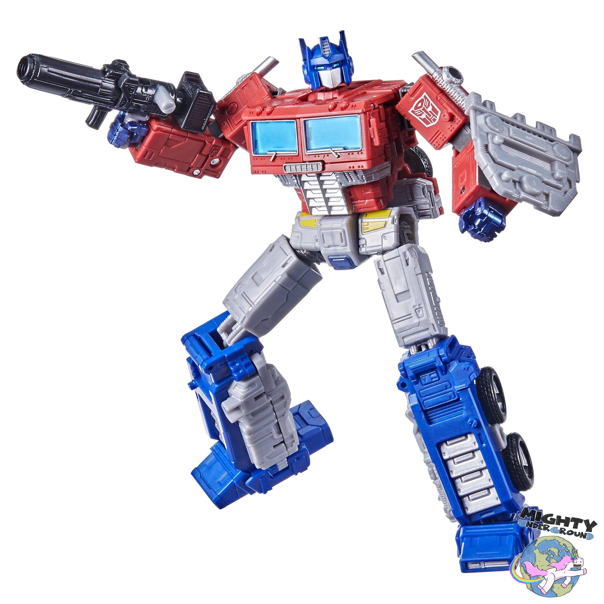 Transformers Generations: Optimus Prime - Leader Class (War for Cybertron Kingdom)-Actionfiguren-Hasbro-Mighty Underground