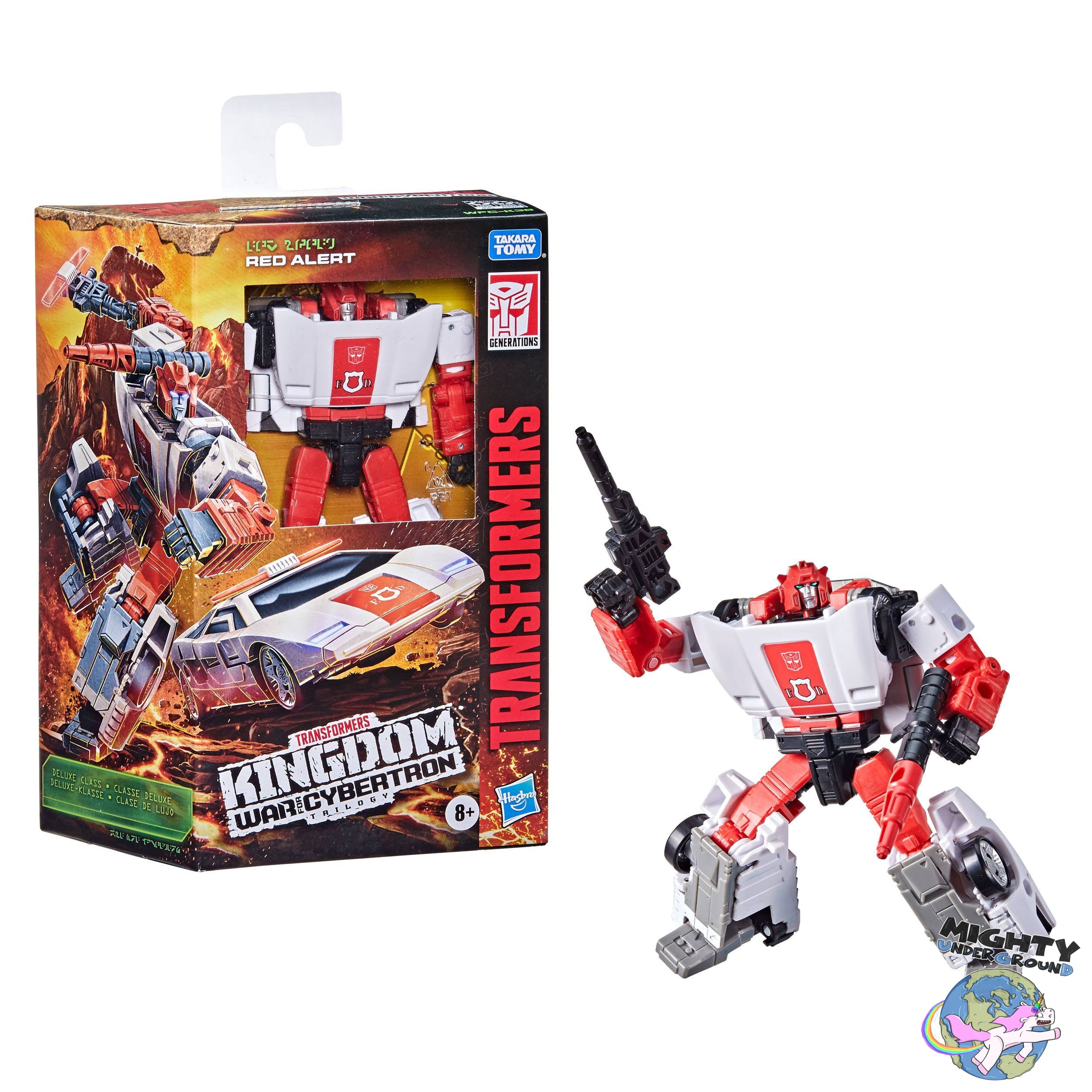 Transformers: Red Alert - Deluxe Class (War for Cybertron: Kingdom)-Actionfiguren-Hasbro-Mighty Underground