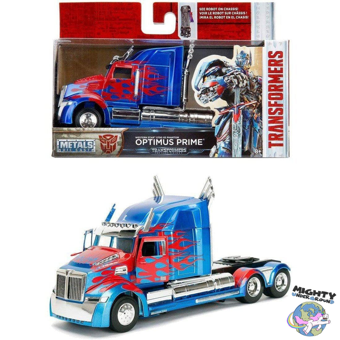 Transformers: T5 Optimus Prime 1:32 - Modellauto-Modellautos-Jada Toys-Mighty Underground