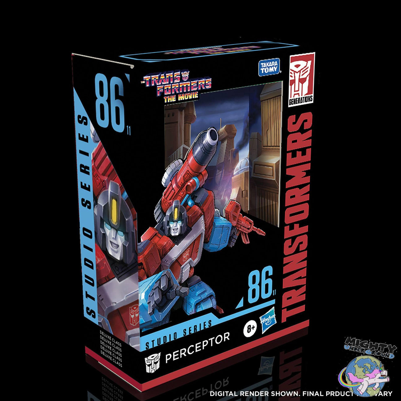 Transformers (The Movie): Perceptor - Studio Series Deluxe Class-Actionfiguren-Hasbro-Mighty Underground