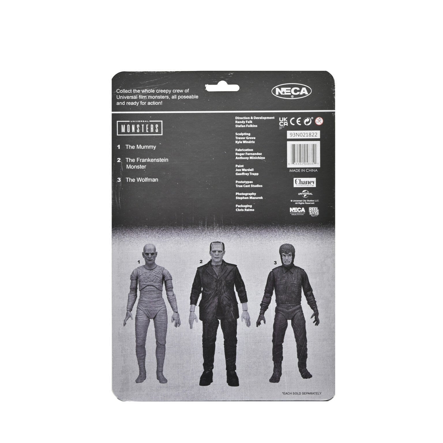 Universal Monsters: Frankenstein’s Monster (Retro, Glow in the Dark)-Actionfiguren-NECA-Mighty Underground