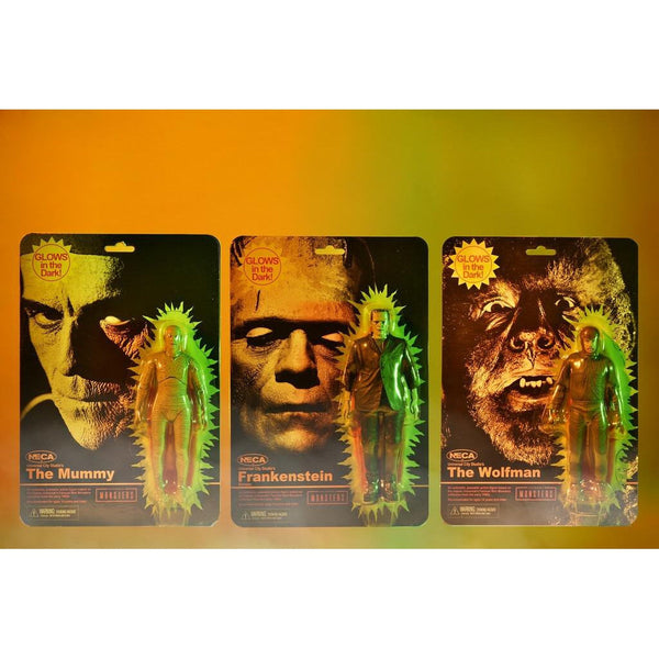 Universal Monsters: Frankenstein’s Monster (Retro, Glow in the Dark)-Actionfiguren-NECA-Mighty Underground