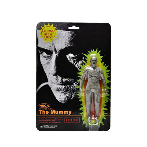 Universal Monsters: The Mummy (Retro, Glow in the Dark)-Actionfiguren-NECA-Mighty Underground