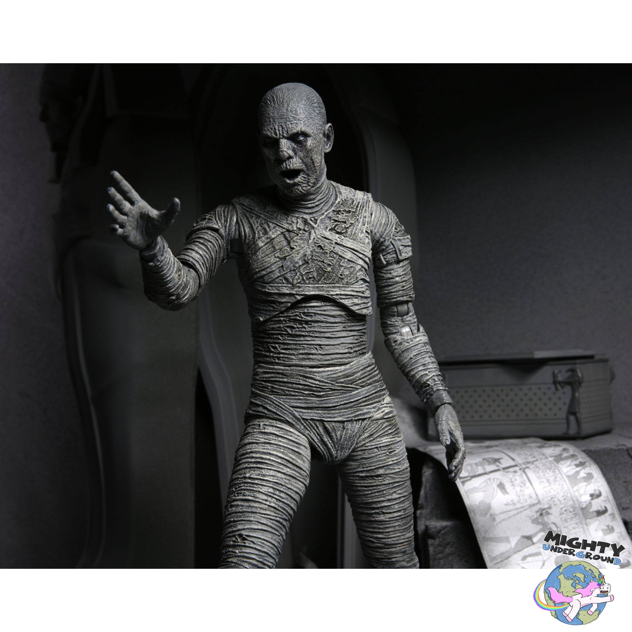 Universal Monsters: Ultimate The Mummy (Black & White)-Actionfiguren-NECA-Mighty Underground