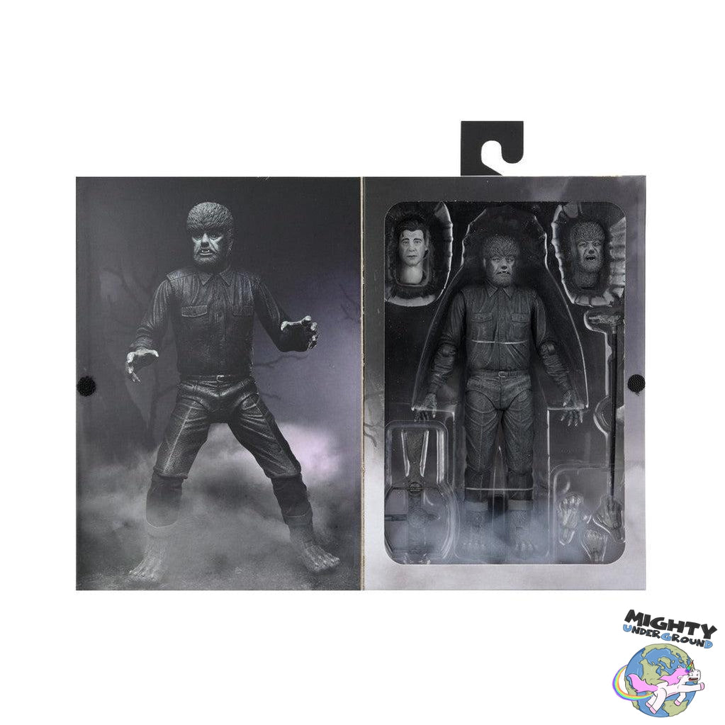 Universal Monsters: Ultimate Wolf Man (Black & White)-Actionfiguren-NECA-Mighty Underground