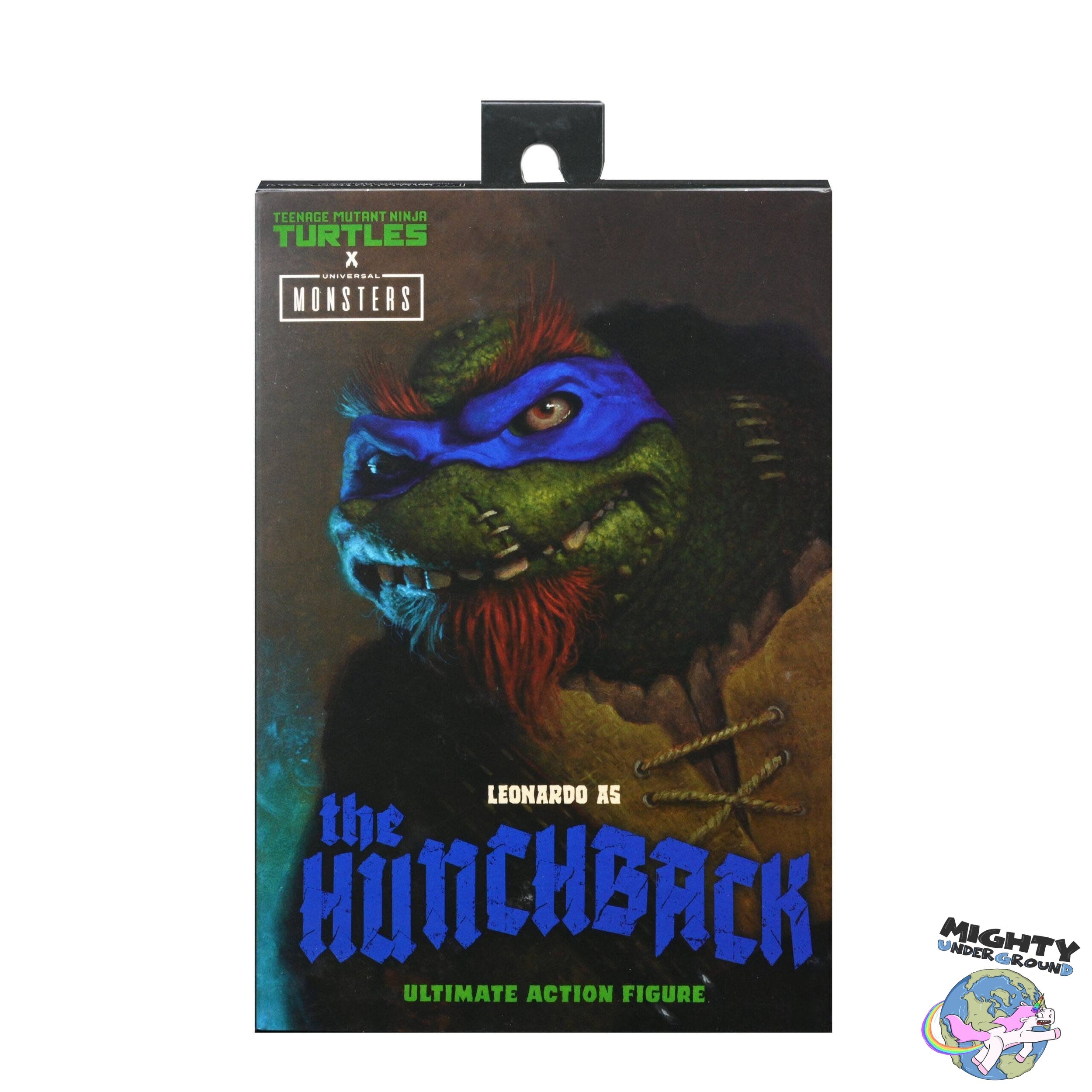 Universal Monsters x TMNT: Ultimate Leonardo as Ygor the Hunchback-Actionfiguren-NECA-Mighty Underground