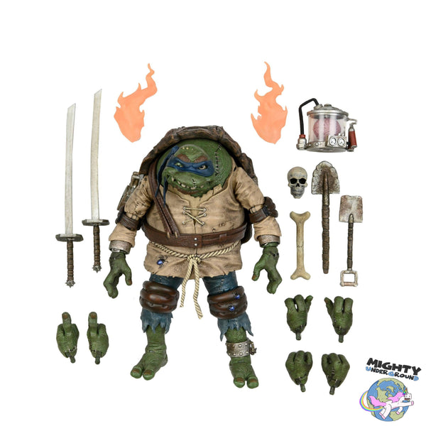 Universal Monsters x TMNT: Ultimate Leonardo as Ygor the Hunchback-Actionfiguren-NECA-Mighty Underground
