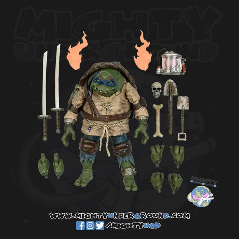 Universal Monsters x TMNT: Ultimate Leonardo as Ygor the Hunchback-Actionfiguren-NECA-Mighty Underground