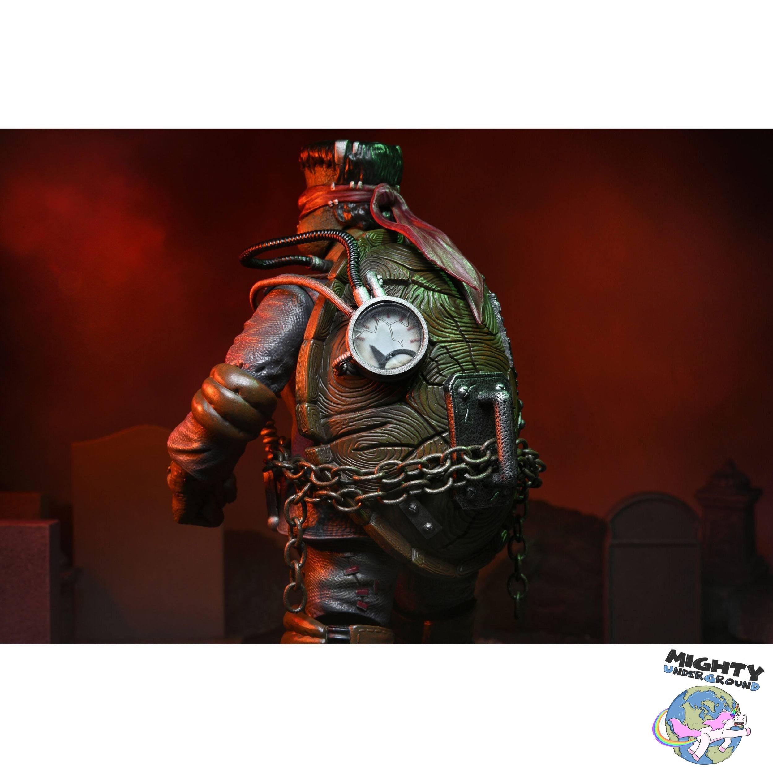 Universal Monsters x TMNT: Ultimate Raphael as Frankenstein's Monster-Actionfiguren-NECA-Mighty Underground