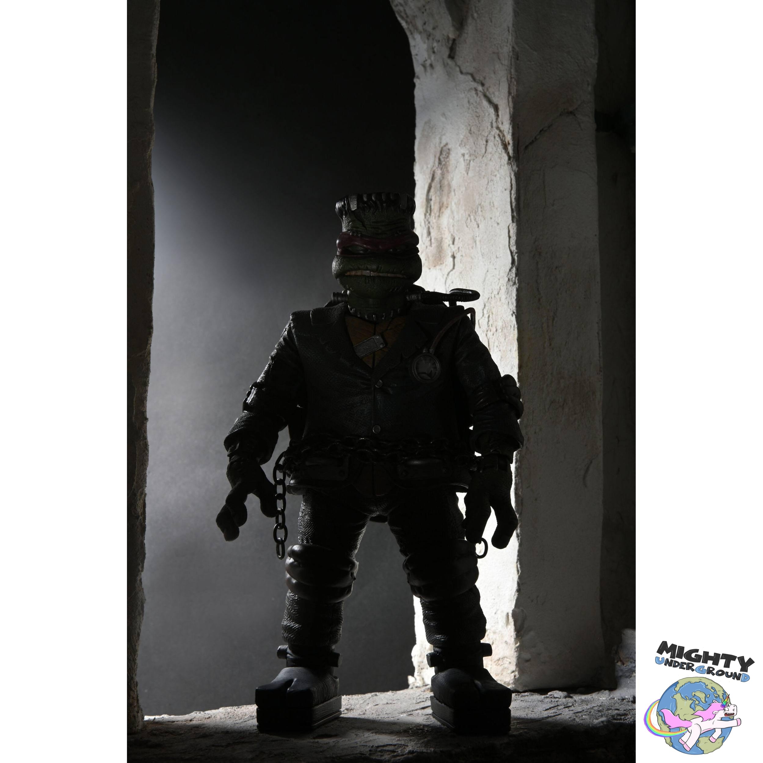 Universal Monsters x TMNT: Ultimate Raphael as Frankenstein's Monster-Actionfiguren-NECA-Mighty Underground