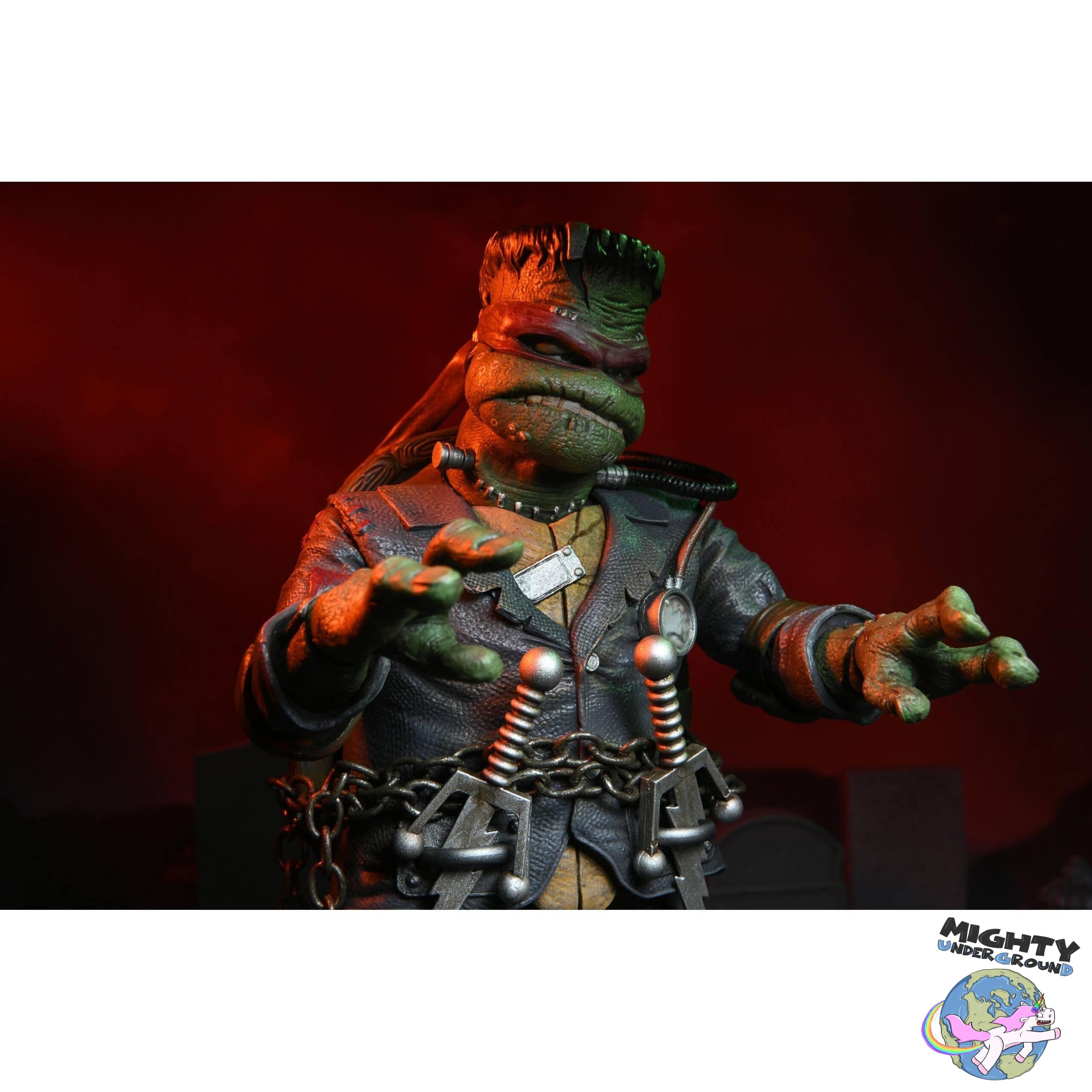 Universal Monsters x TMNT: Ultimate Raphael as Frankenstein's Monster-Actionfiguren-NECA-Mighty Underground