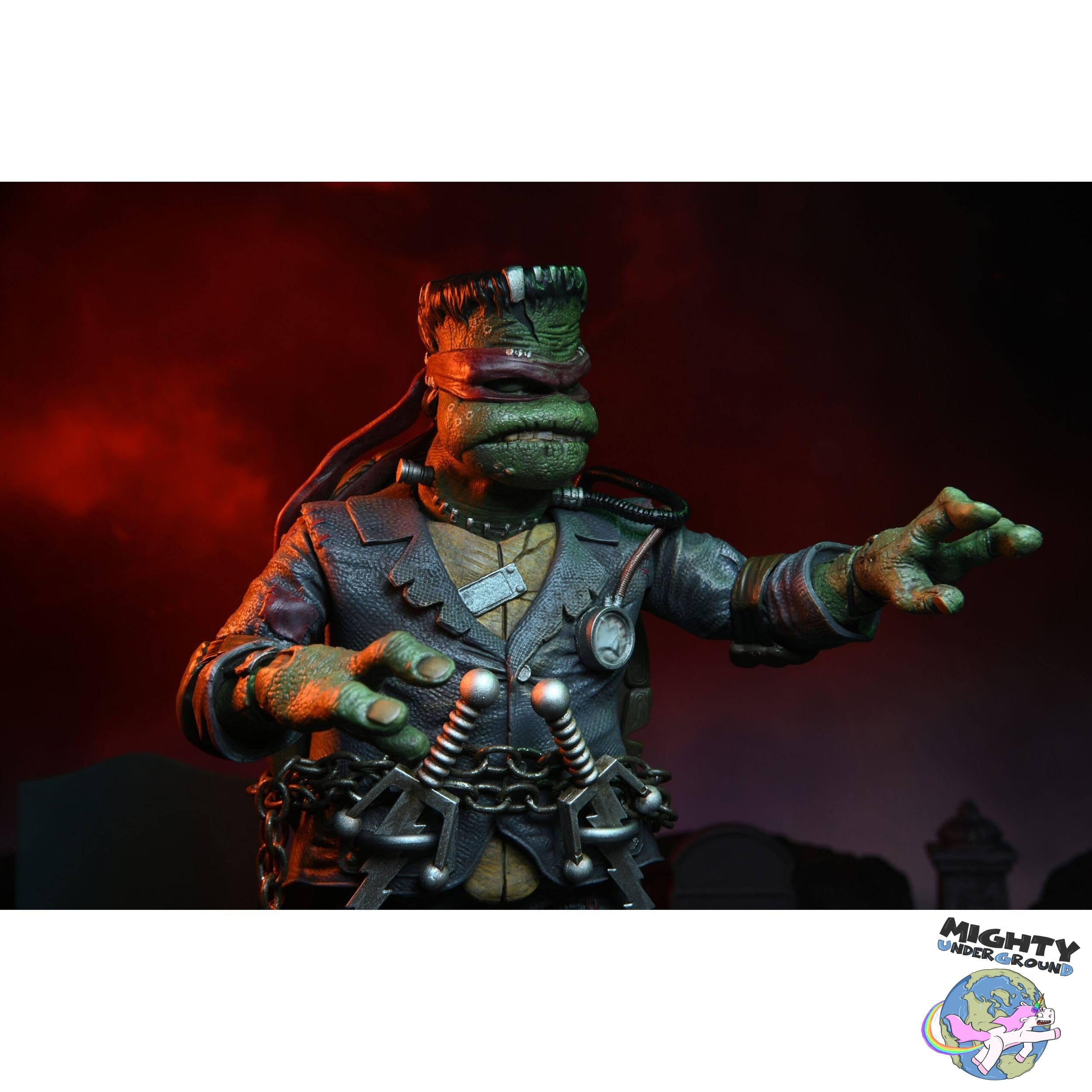 Universal Monsters x TMNT: Ultimate Raphael as Frankenstein's Monster-Actionfiguren-NECA-Mighty Underground