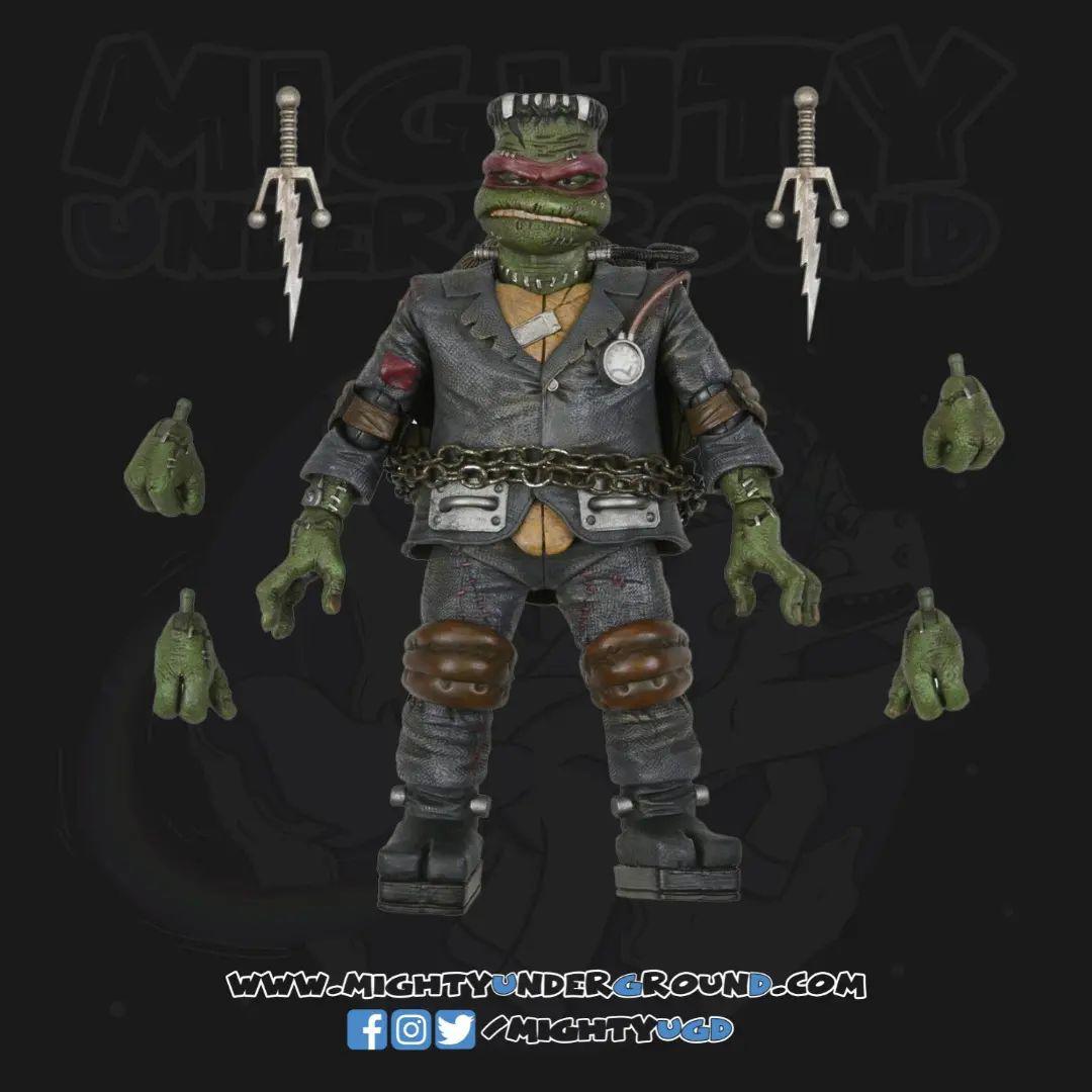 Universal Monsters x TMNT: Ultimate Raphael as Frankenstein's Monster-Actionfiguren-NECA-Mighty Underground