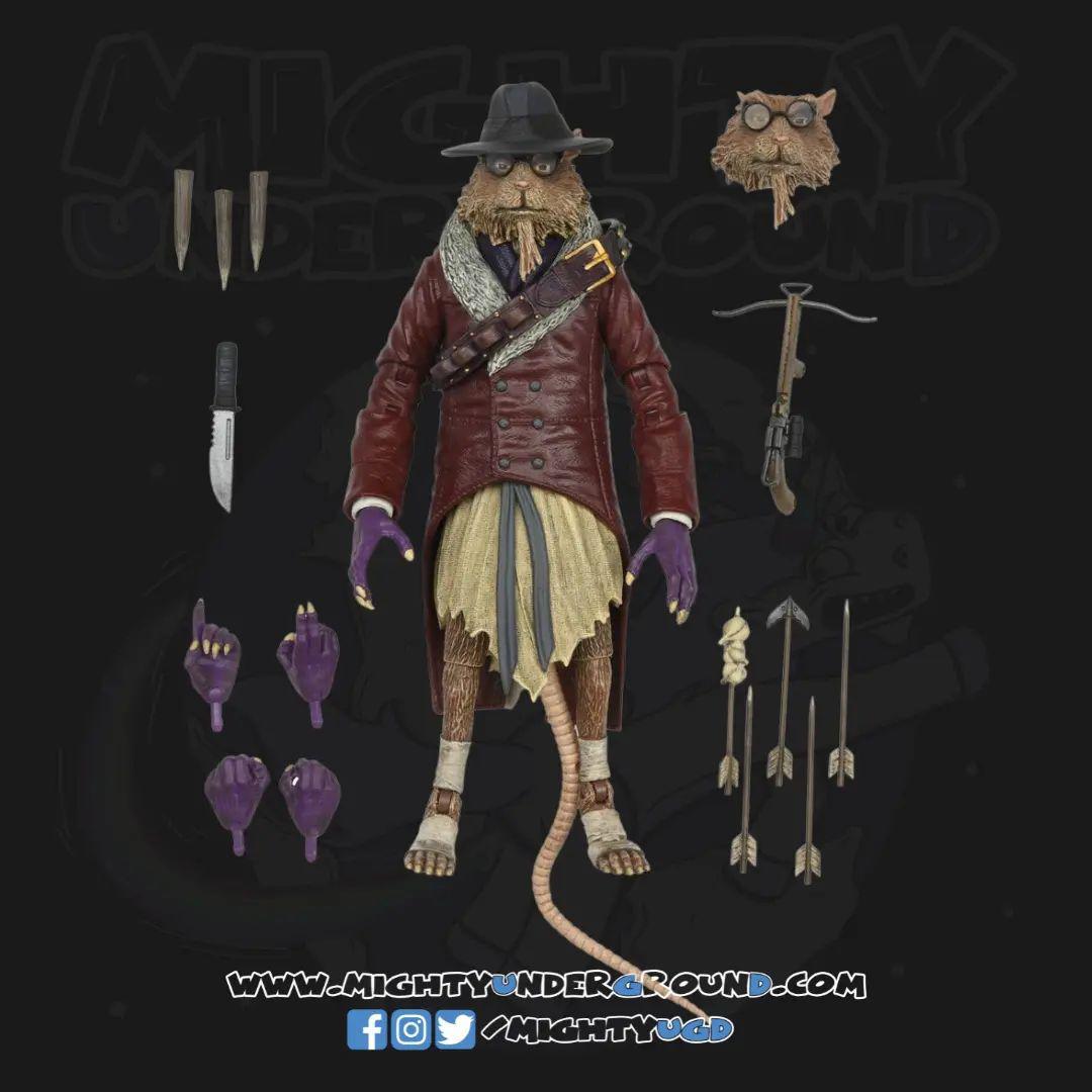 Universal Monsters x TMNT: Ultimate Splinter as Van Helsing-Actionfiguren-NECA-Mighty Underground