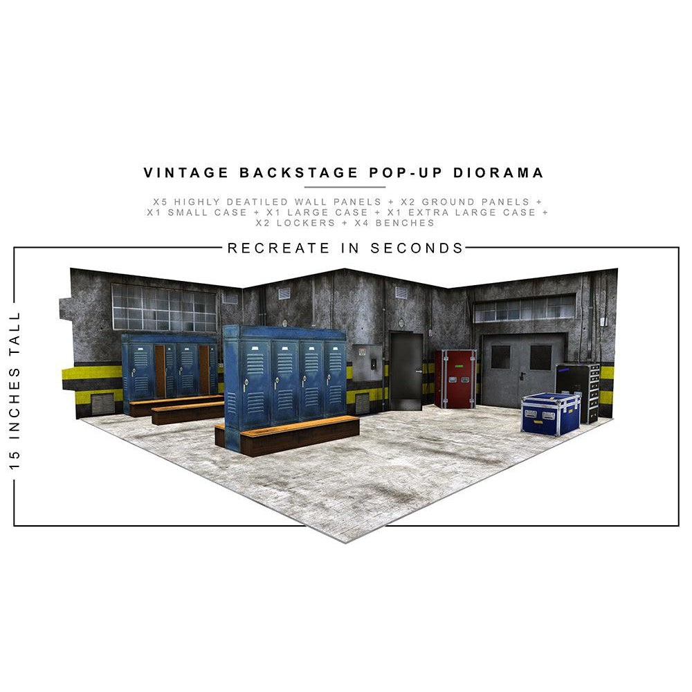 Vintage Backstage Pop-Up - Diorama - 1/18-Actionfiguren-Extreme Sets-Mighty Underground