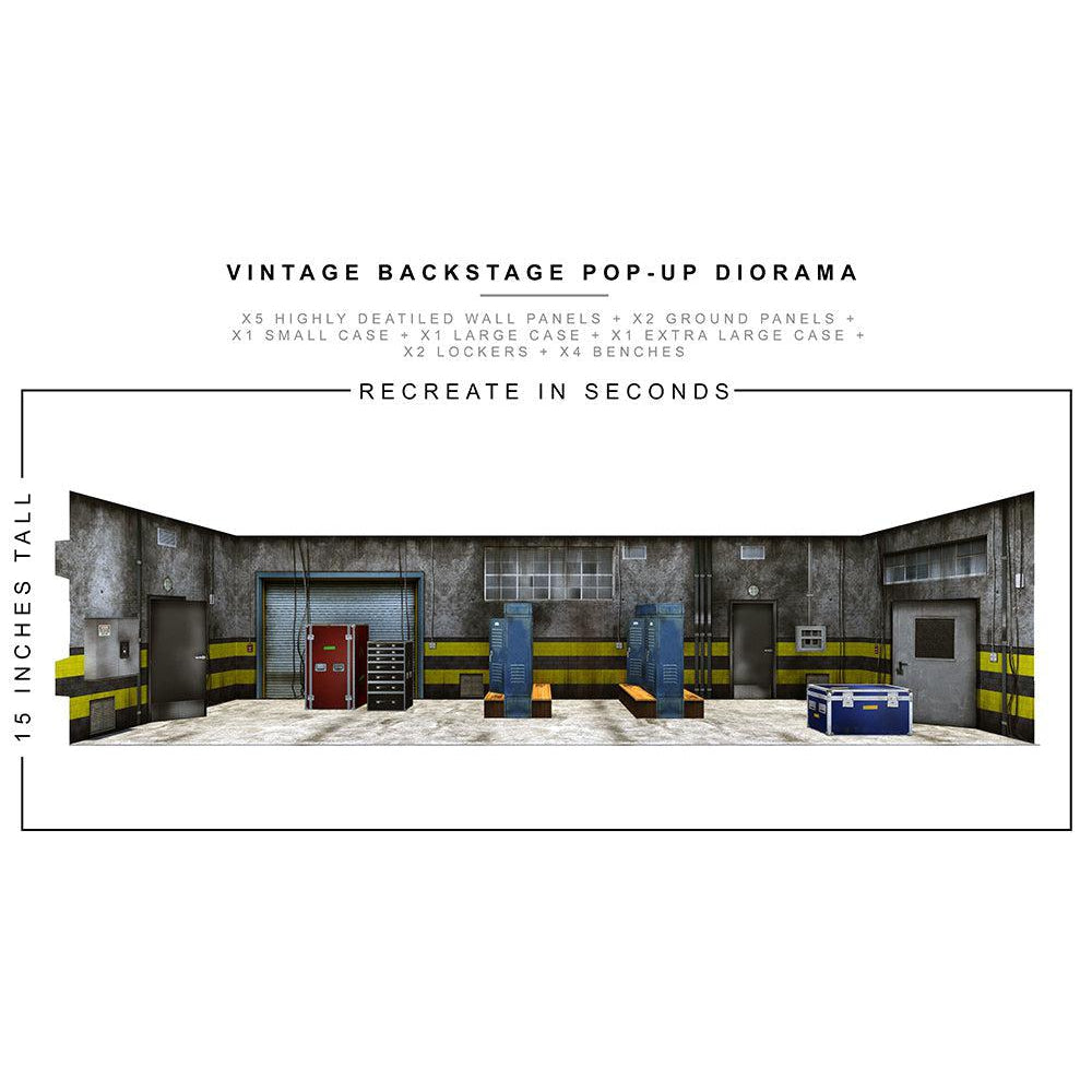 Vintage Backstage Pop-Up - Diorama - 1/18-Actionfiguren-Extreme Sets-Mighty Underground