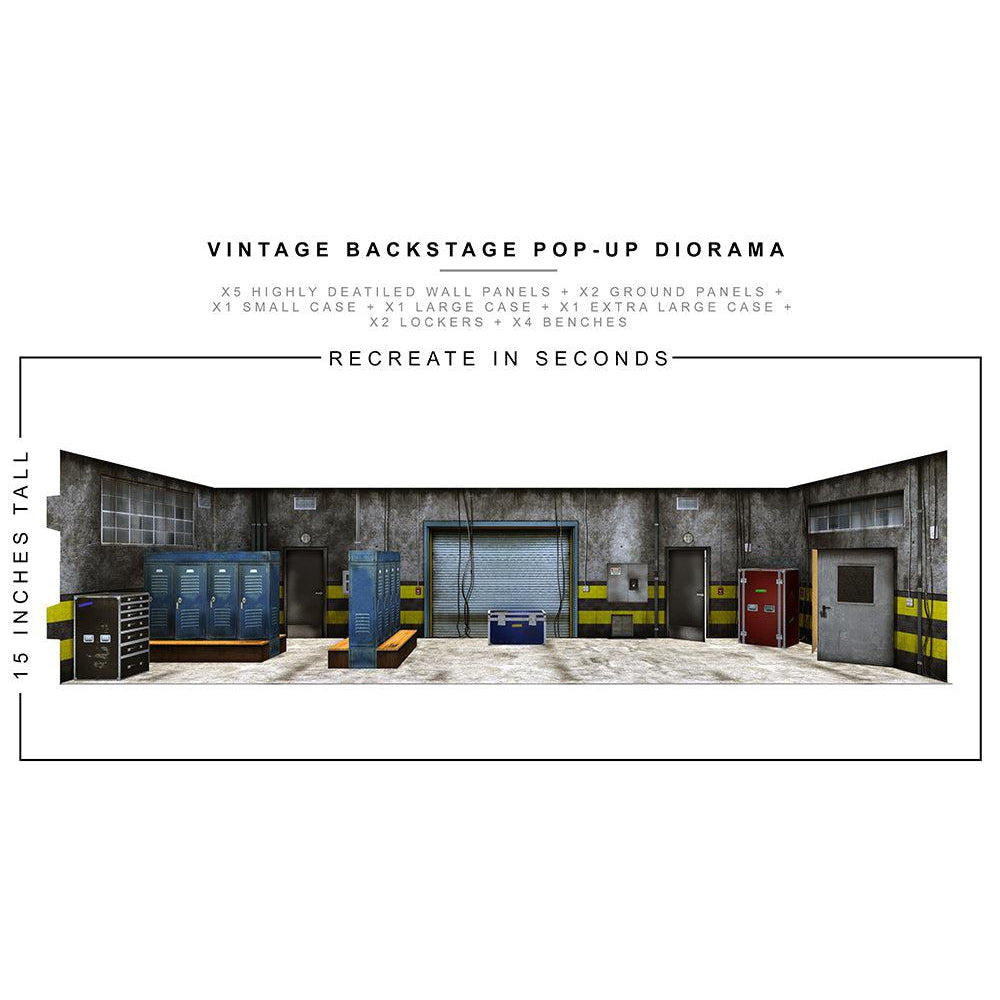 Vintage Backstage Pop-Up - Diorama - 1/18-Actionfiguren-Extreme Sets-Mighty Underground