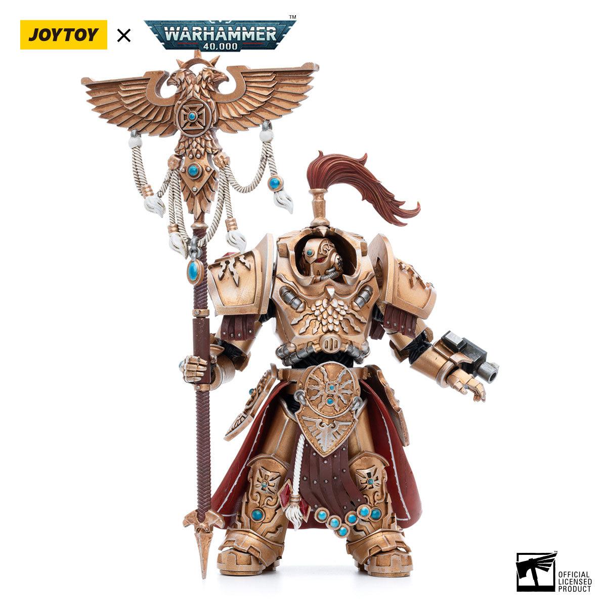 Warhammer 40k: Adeptus Custodes Vexilus Praetor Phelam Tolguror Allarus - 12 cm-Actionfiguren-JoyToy-Mighty Underground