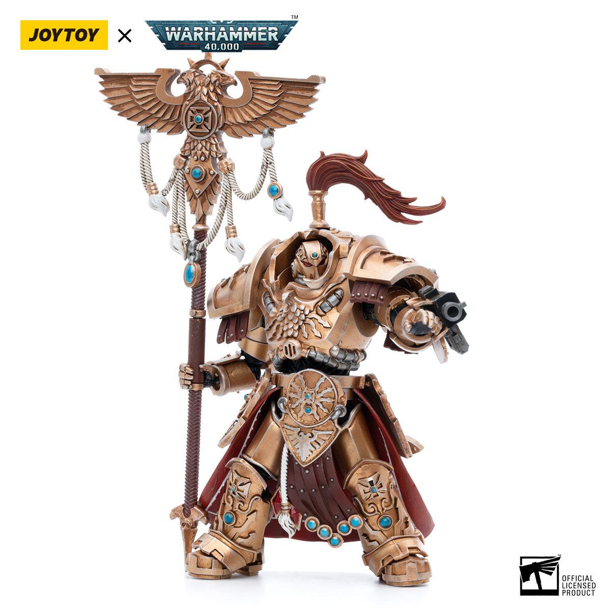 Warhammer 40k: Adeptus Custodes Vexilus Praetor Phelam Tolguror Allarus - 12 cm-Actionfiguren-JoyToy-Mighty Underground