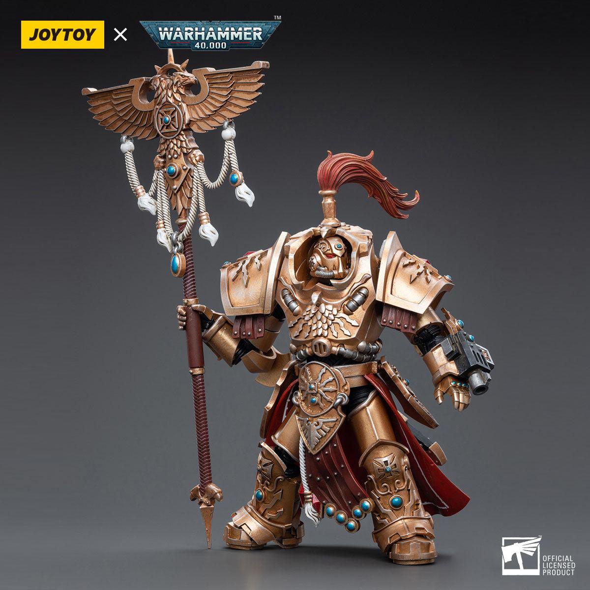 Warhammer 40k: Adeptus Custodes Vexilus Praetor Phelam Tolguror Allarus - 12 cm-Actionfiguren-JoyToy-Mighty Underground