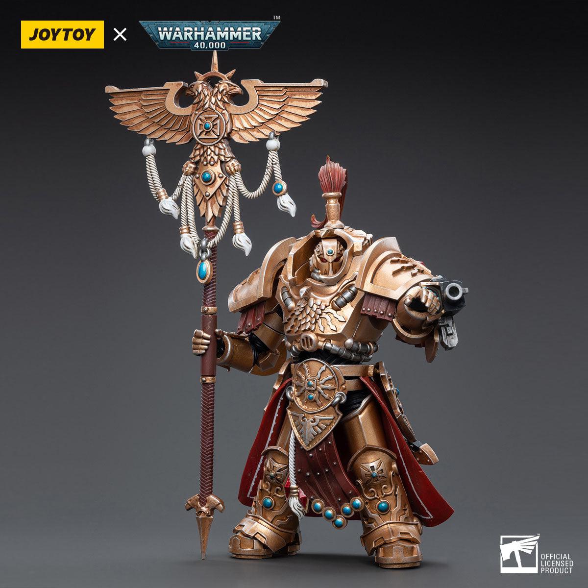 Warhammer 40k: Adeptus Custodes Vexilus Praetor Phelam Tolguror Allarus - 12 cm-Actionfiguren-JoyToy-Mighty Underground