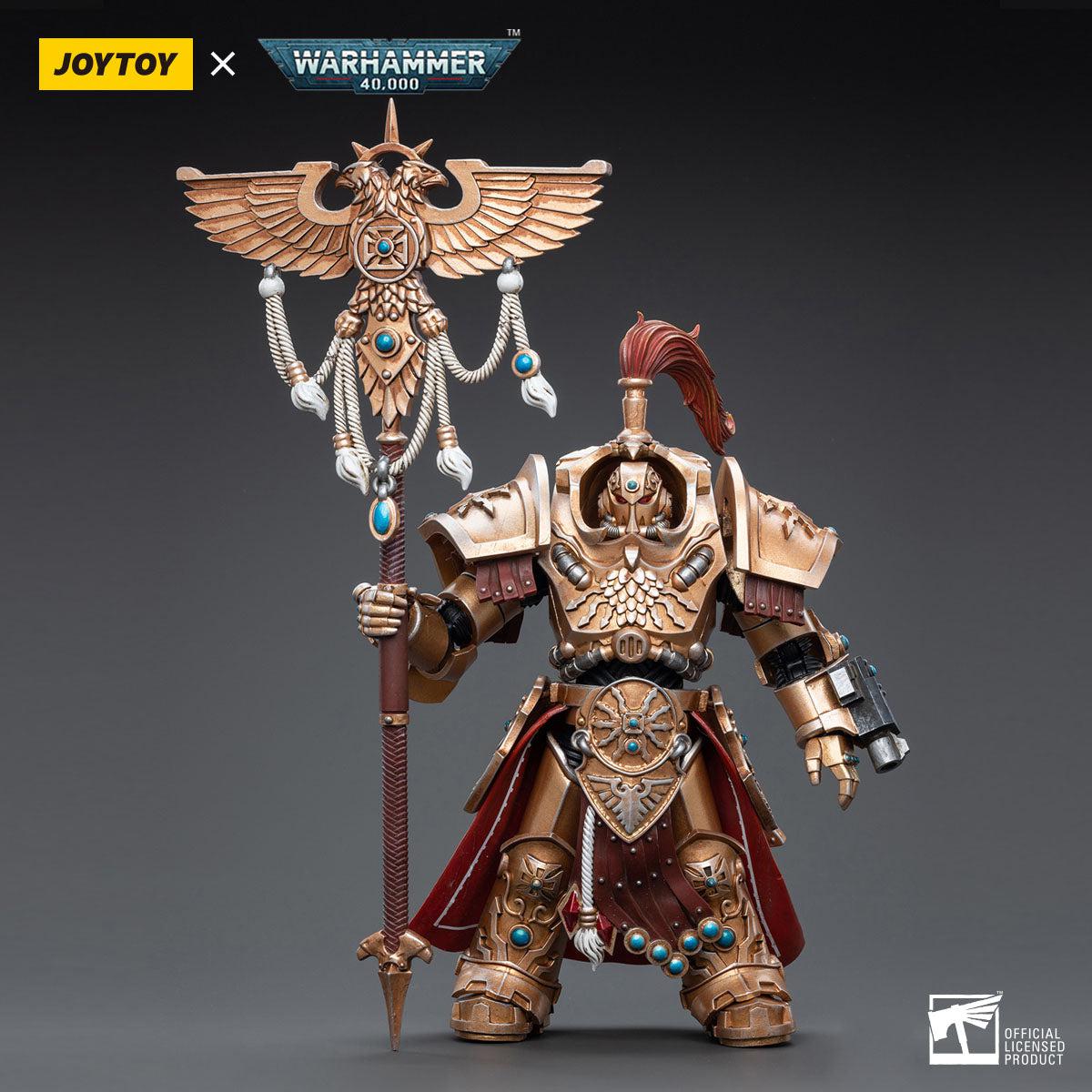 Warhammer 40k: Adeptus Custodes Vexilus Praetor Phelam Tolguror Allarus - 12 cm-Actionfiguren-JoyToy-Mighty Underground