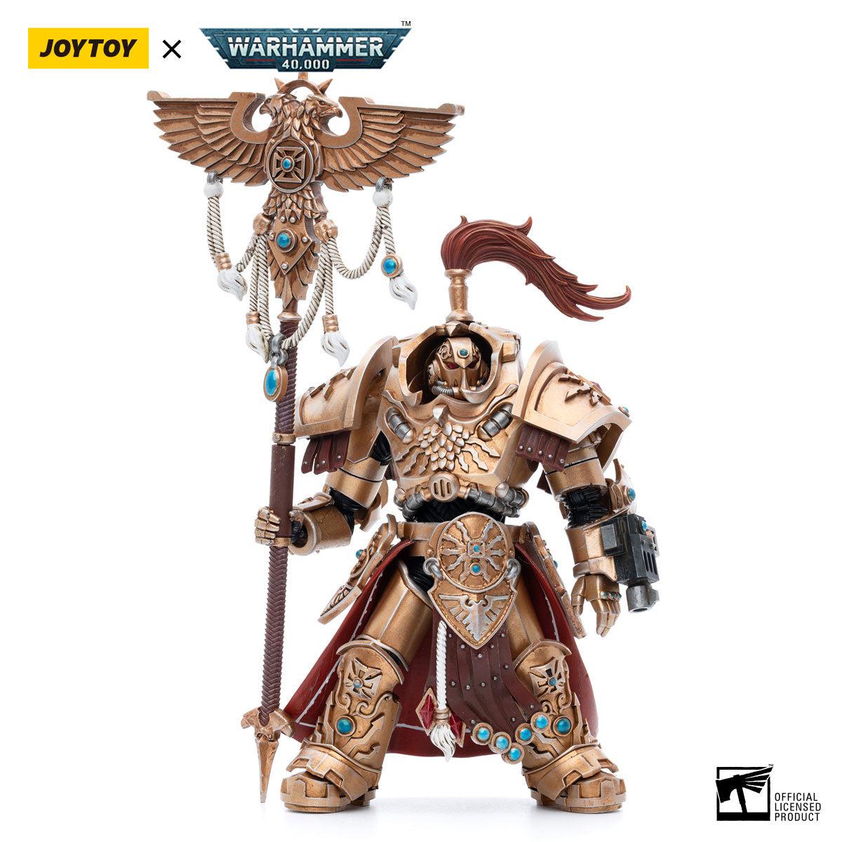 Warhammer 40k: Adeptus Custodes Vexilus Praetor Phelam Tolguror Allarus - 12 cm-Actionfiguren-JoyToy-Mighty Underground