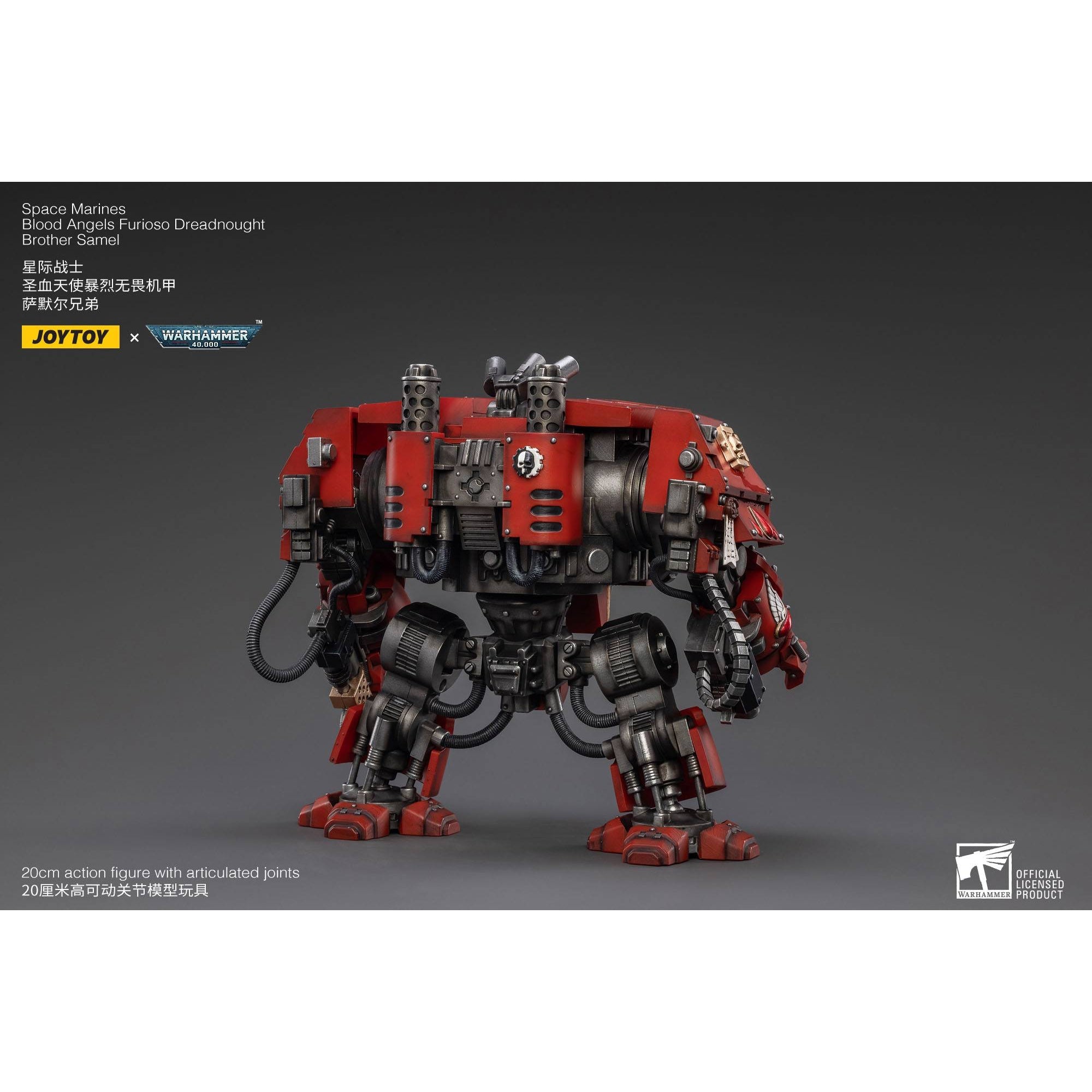 Warhammer 40k: Blood Angels Furioso Dreadnought Brother Samel - 20 cm-Actionfiguren-JoyToy-Mighty Underground