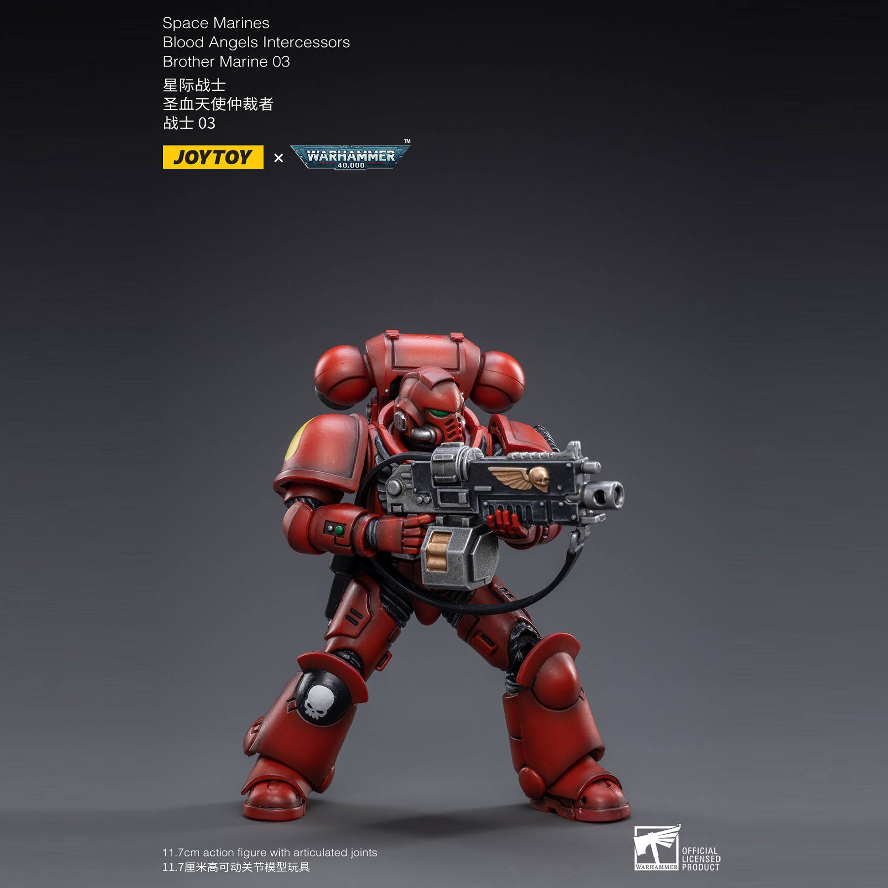 Warhammer 40k: Blood Angels Intercessors Brother Marine 03 - 12 cm-Actionfiguren-JoyToy-Mighty Underground