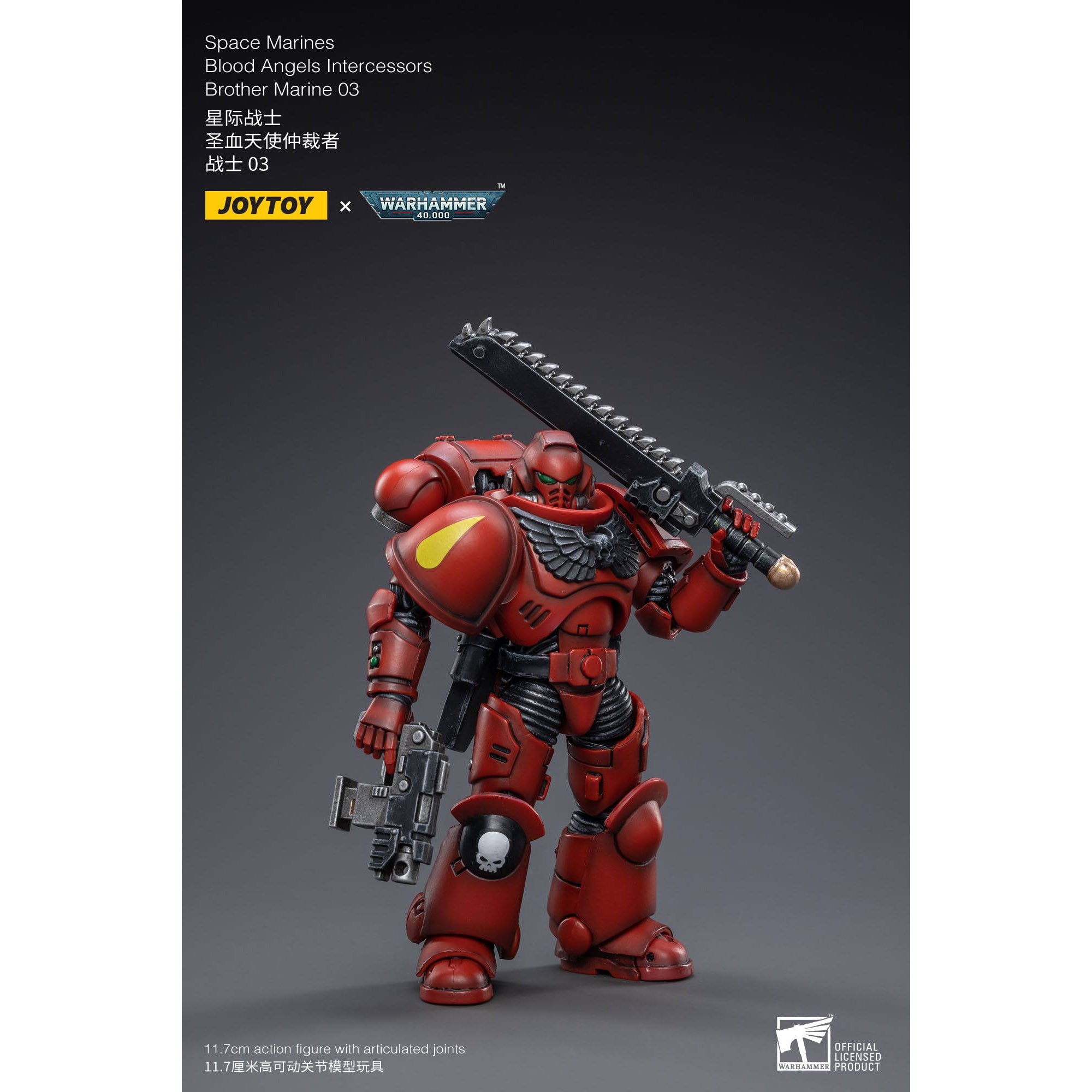 Warhammer 40k: Blood Angels Intercessors Brother Marine 03 - 12 cm-Actionfiguren-JoyToy-Mighty Underground