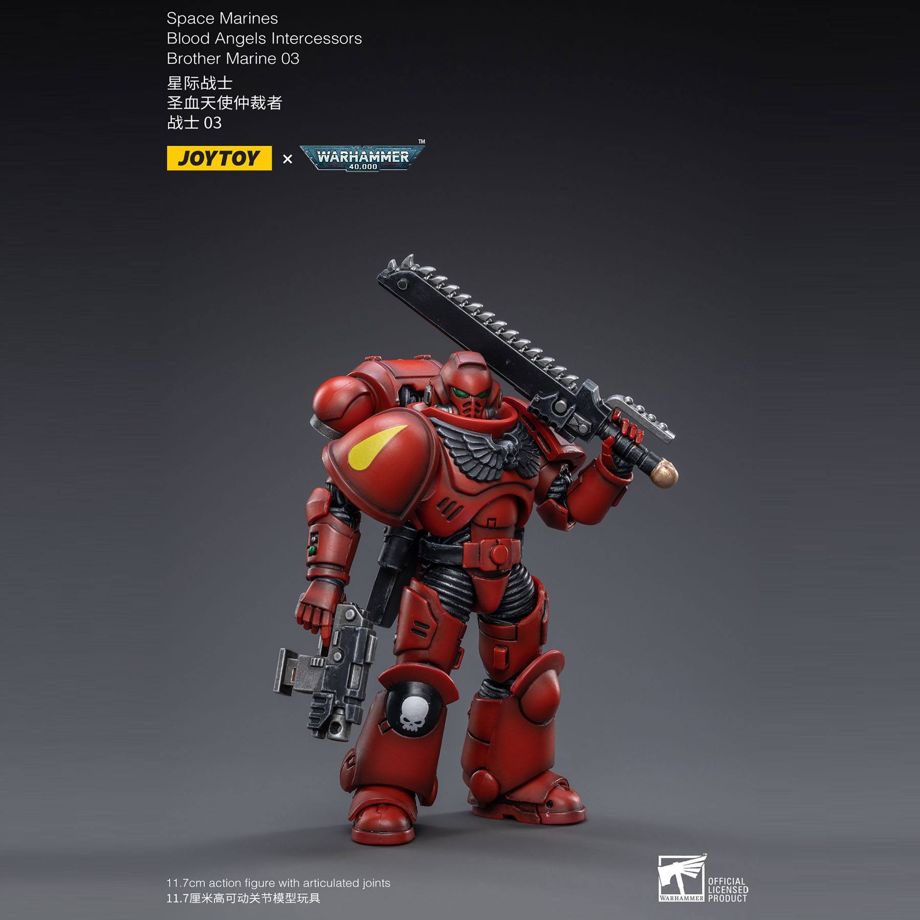 Warhammer 40k: Blood Angels Intercessors Brother Marine 03 - 12 cm-Actionfiguren-JoyToy-Mighty Underground