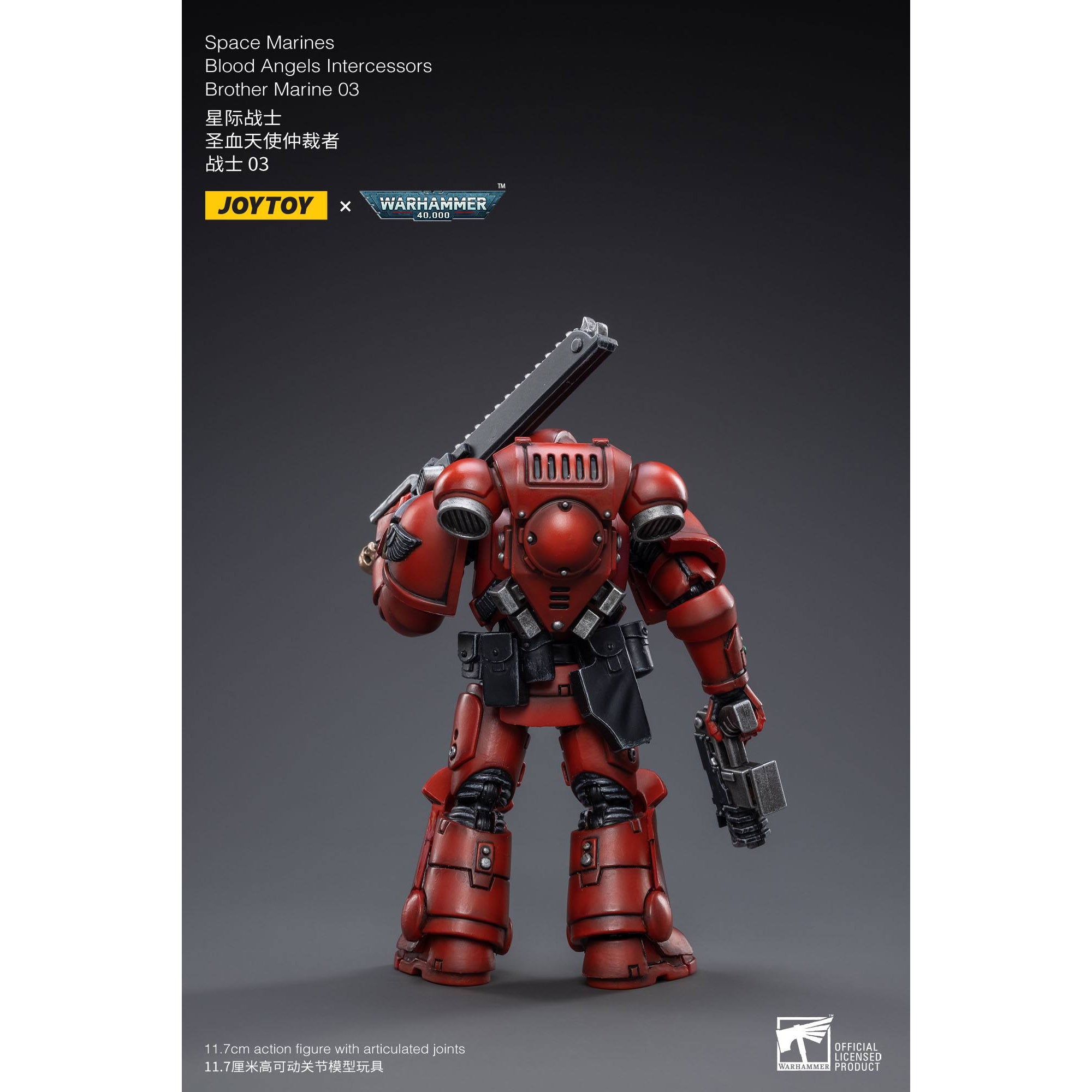 Warhammer 40k: Blood Angels Intercessors Brother Marine 03 - 12 cm-Actionfiguren-JoyToy-Mighty Underground