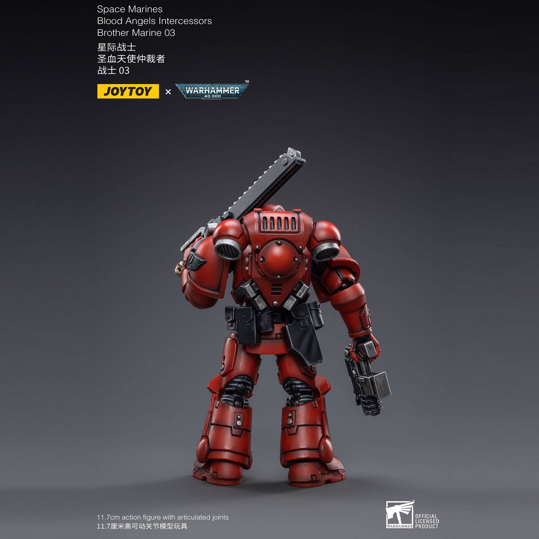 Warhammer 40k: Blood Angels Intercessors Brother Marine 03 - 12 cm-Actionfiguren-JoyToy-Mighty Underground