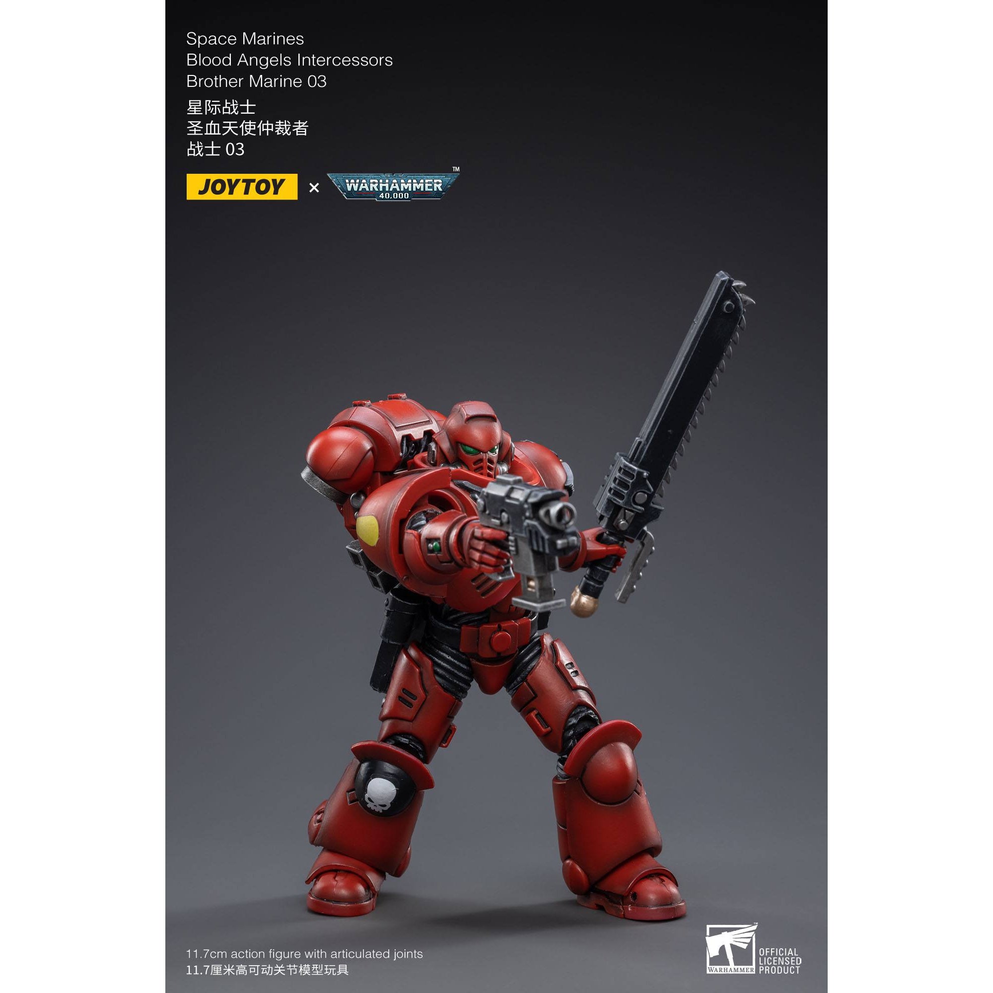 Warhammer 40k: Blood Angels Intercessors Brother Marine 03 - 12 cm-Actionfiguren-JoyToy-Mighty Underground