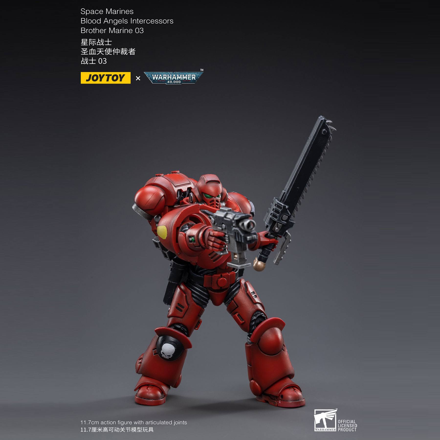 Warhammer 40k: Blood Angels Intercessors Brother Marine 03 - 12 cm-Actionfiguren-JoyToy-Mighty Underground