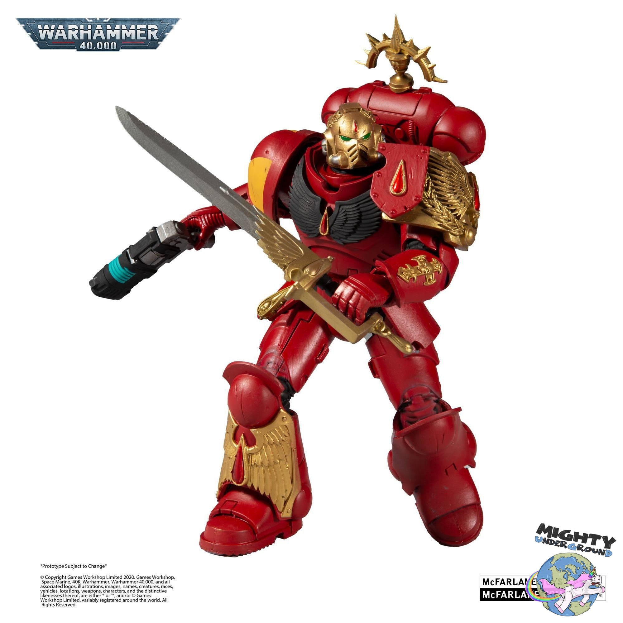 Warhammer 40k: Blood Angels Primaris Lieutenant (Gold Label Series) VORBESTELLUNG!-Actionfiguren-McFarlane Toys-Mighty Underground