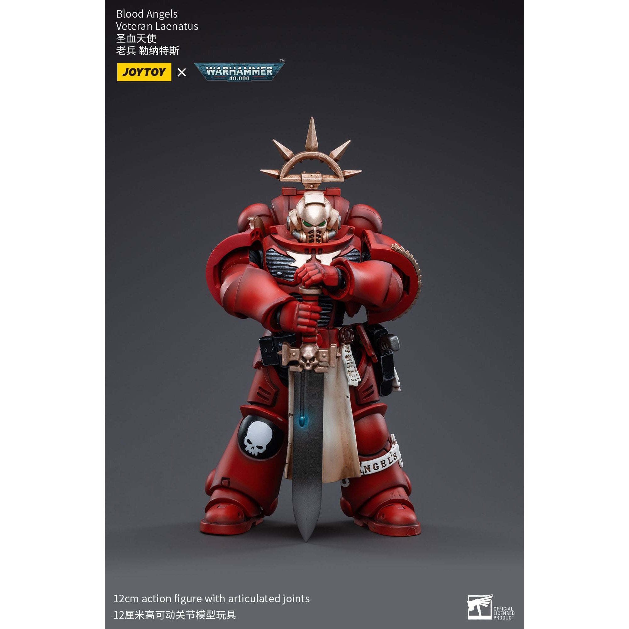 Warhammer 40k: Blood Angels Veteran Laenatus - 12 cm-Actionfiguren-JoyToy-Mighty Underground