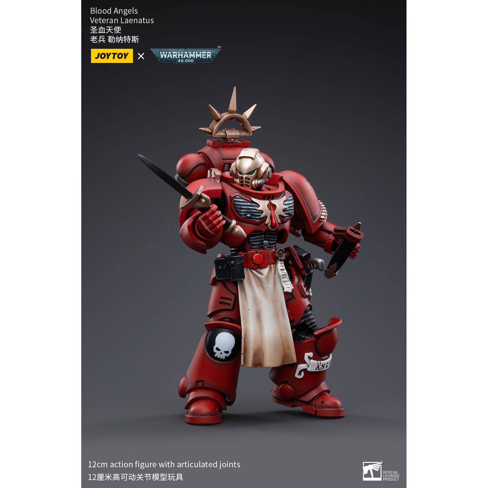 Warhammer 40k: Blood Angels Veteran Laenatus - 12 cm-Actionfiguren-JoyToy-Mighty Underground