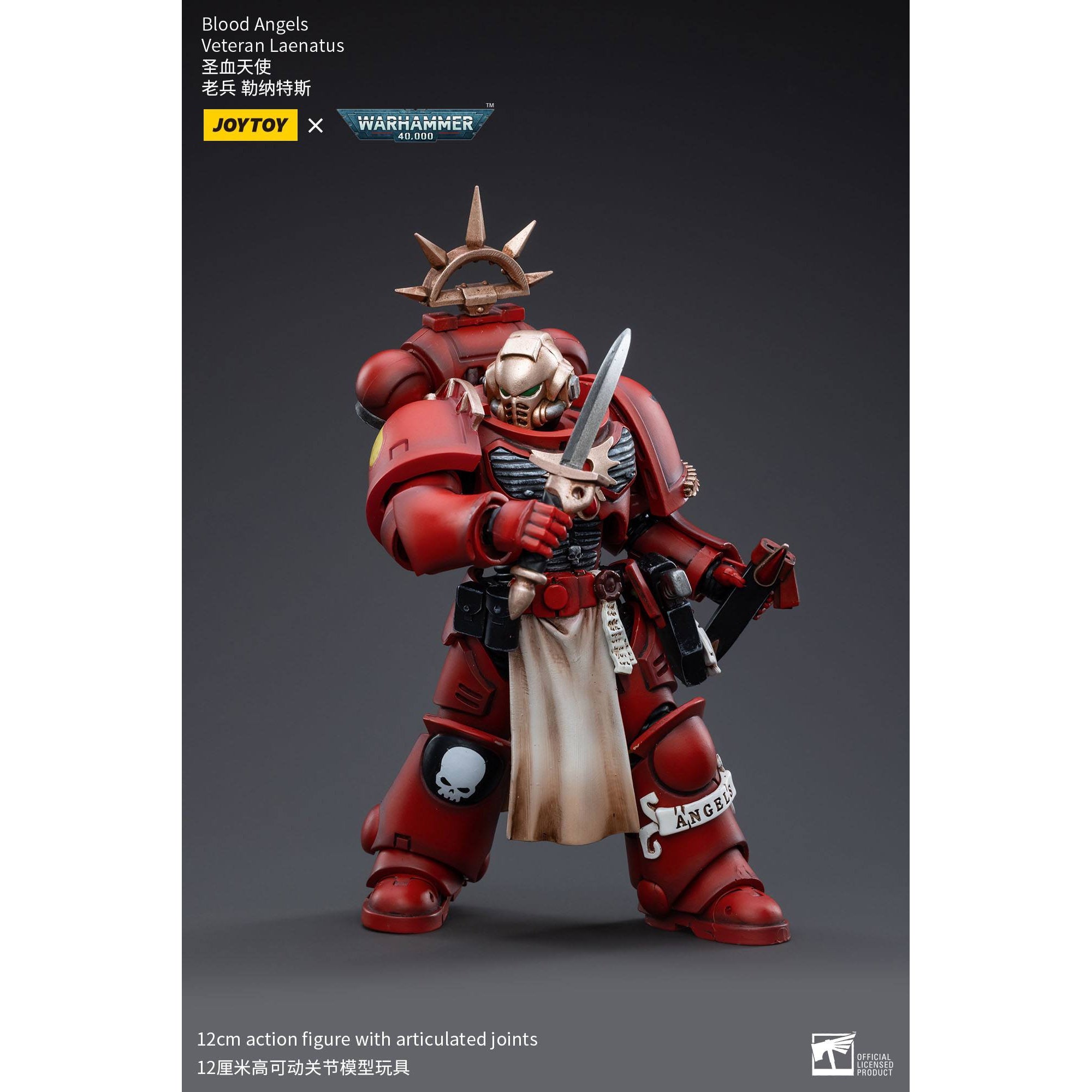 Warhammer 40k: Blood Angels Veteran Laenatus - 12 cm-Actionfiguren-JoyToy-Mighty Underground