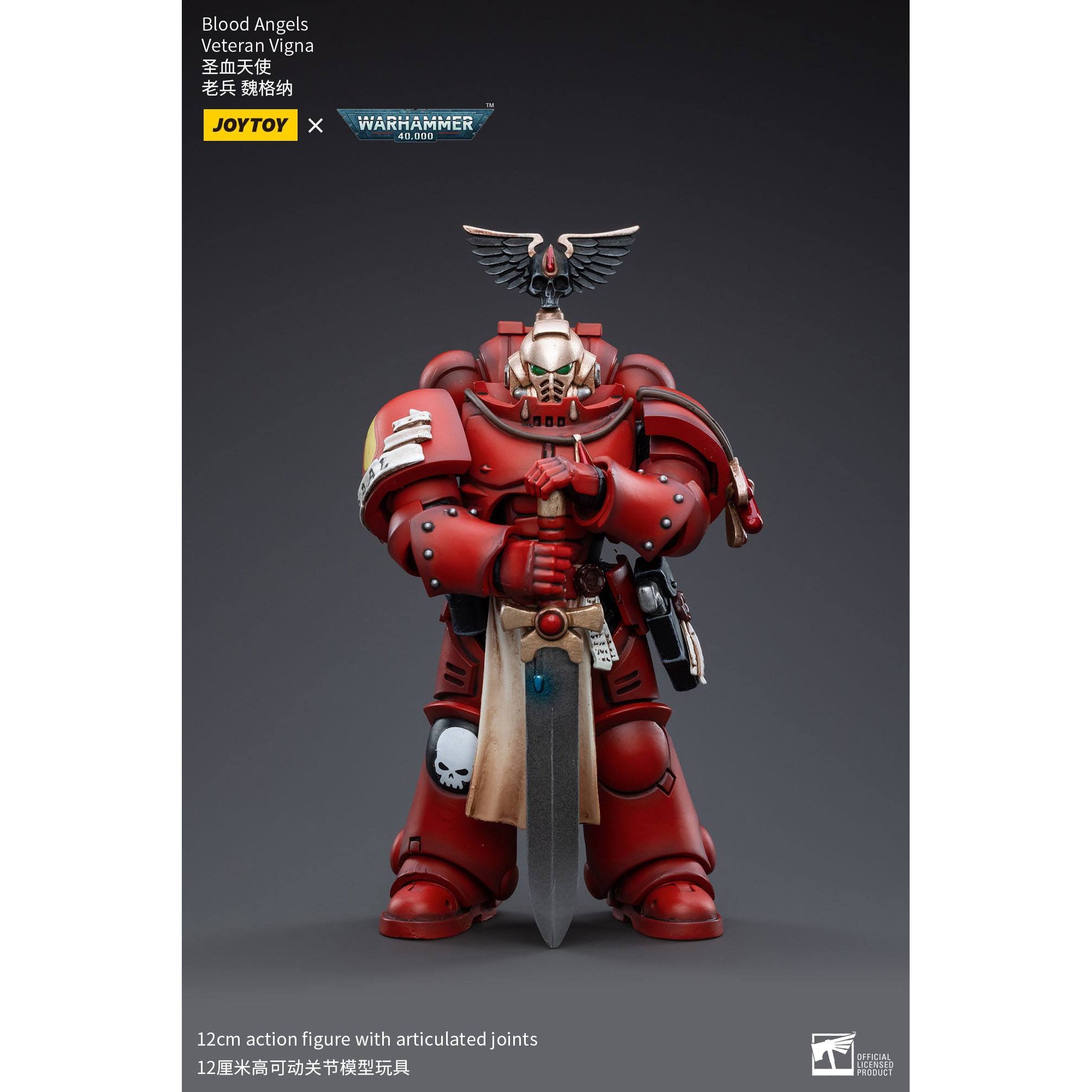 Warhammer 40k: Blood Angels Veteran Vigna - 12 cm-Actionfiguren-JoyToy-Mighty Underground