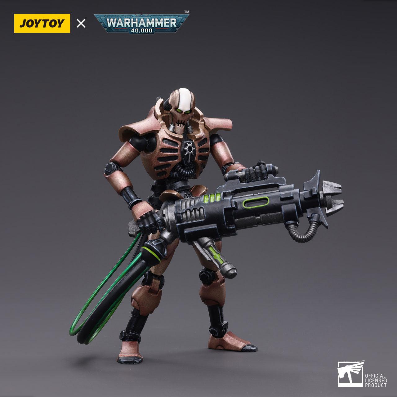 Warhammer 40k: Necrons Szarekhan Dynasty lmmortal with Tesla Carbine 2-Pack - 12 cm-Actionfiguren-JoyToy-Mighty Underground