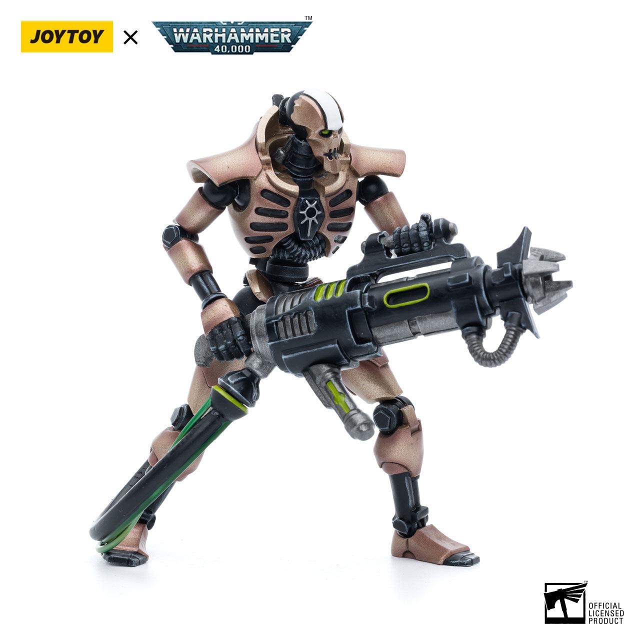 Warhammer 40k: Necrons Szarekhan Dynasty lmmortal with Tesla Carbine 2-Pack - 12 cm-Actionfiguren-JoyToy-Mighty Underground