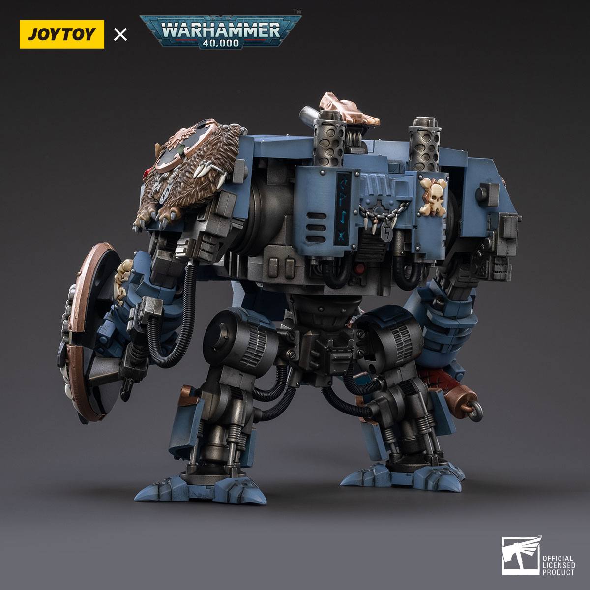 Warhammer 40k: Space Marines Space Wolves Venerable Dreadnought Brother Hvor - 20 cm-Actionfiguren-JoyToy-Mighty Underground