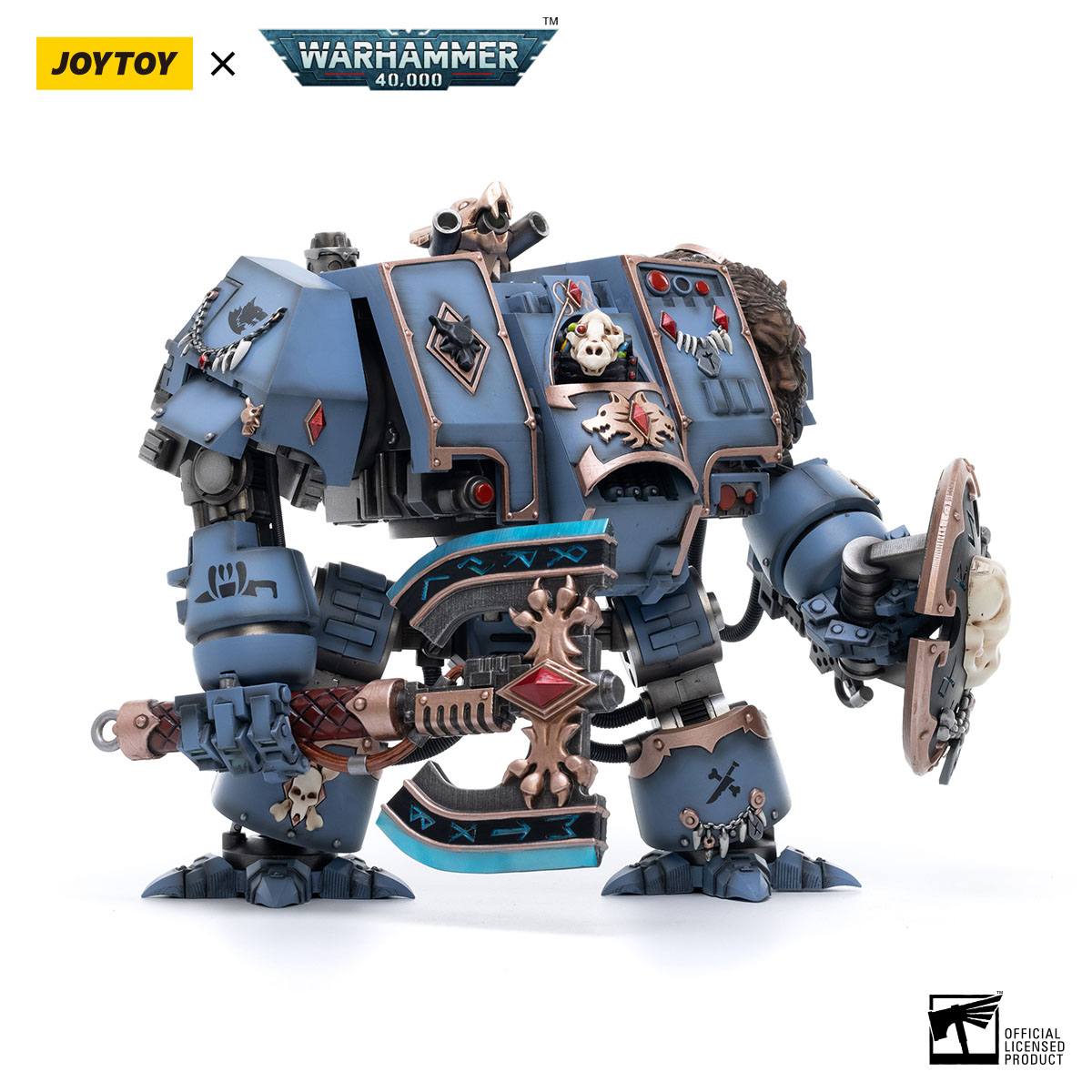 Warhammer 40k: Space Marines Space Wolves Venerable Dreadnought Brother Hvor - 20 cm-Actionfiguren-JoyToy-Mighty Underground