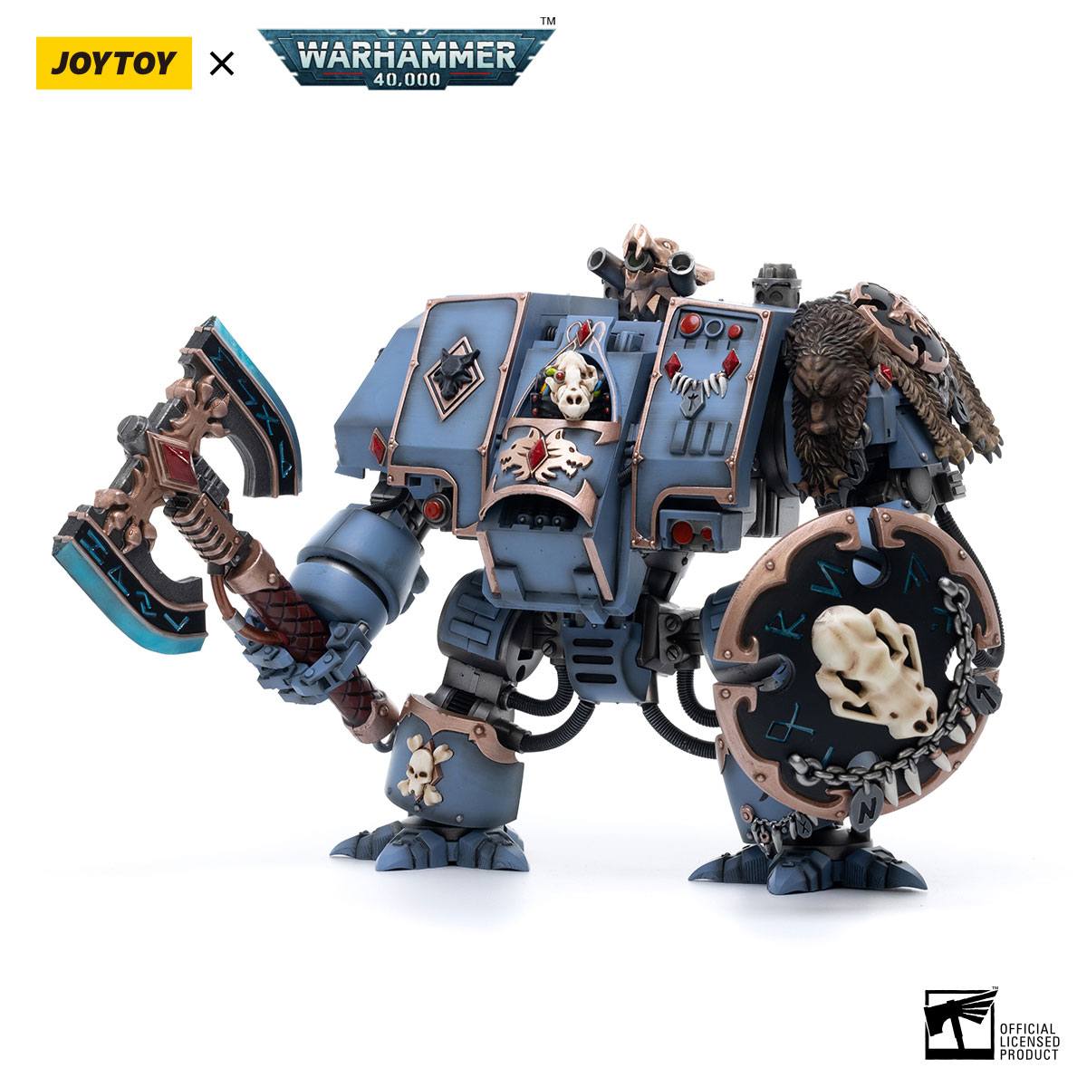 Warhammer 40k: Space Marines Space Wolves Venerable Dreadnought Brother Hvor - 20 cm-Actionfiguren-JoyToy-Mighty Underground