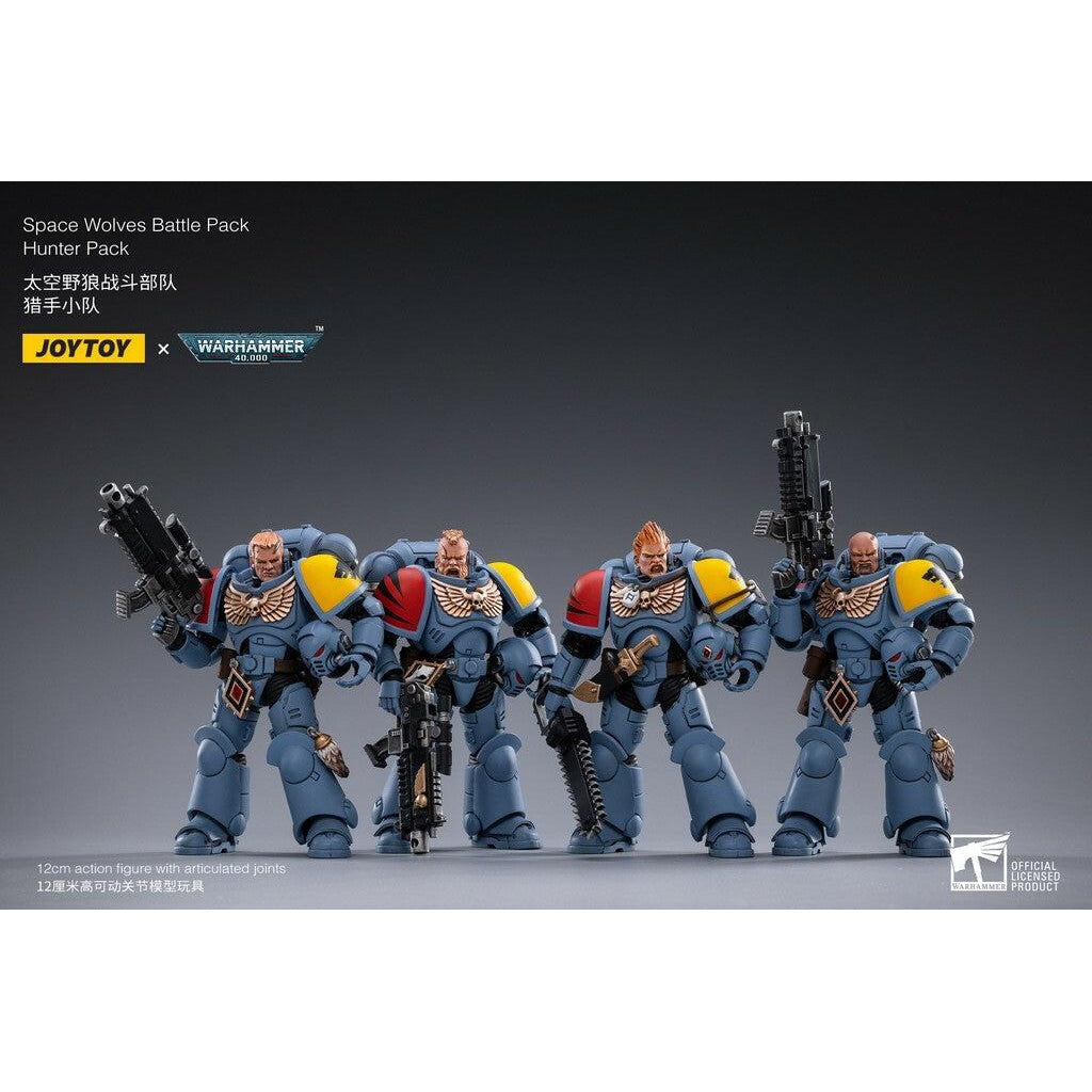 Warhammer 40k: Space Wolves Battle Hunter Pack - 12 cm-Actionfiguren-JoyToy-Mighty Underground