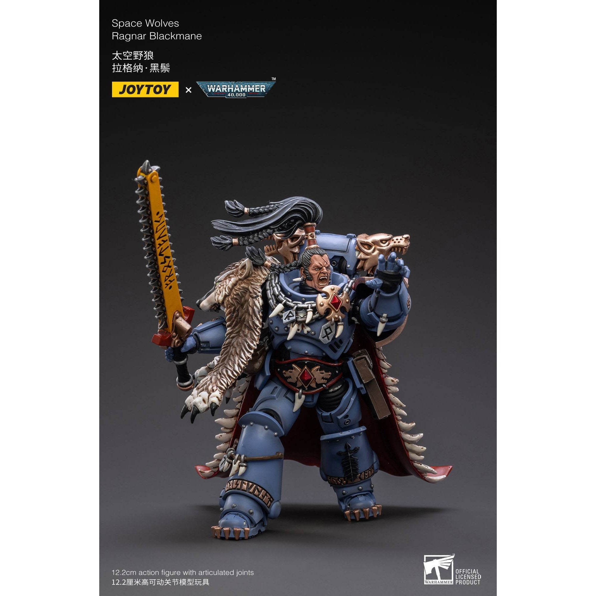 Warhammer 40k: Space Wolves Ragnar Blackmane - 13 cm-Actionfiguren-JoyToy-Mighty Underground