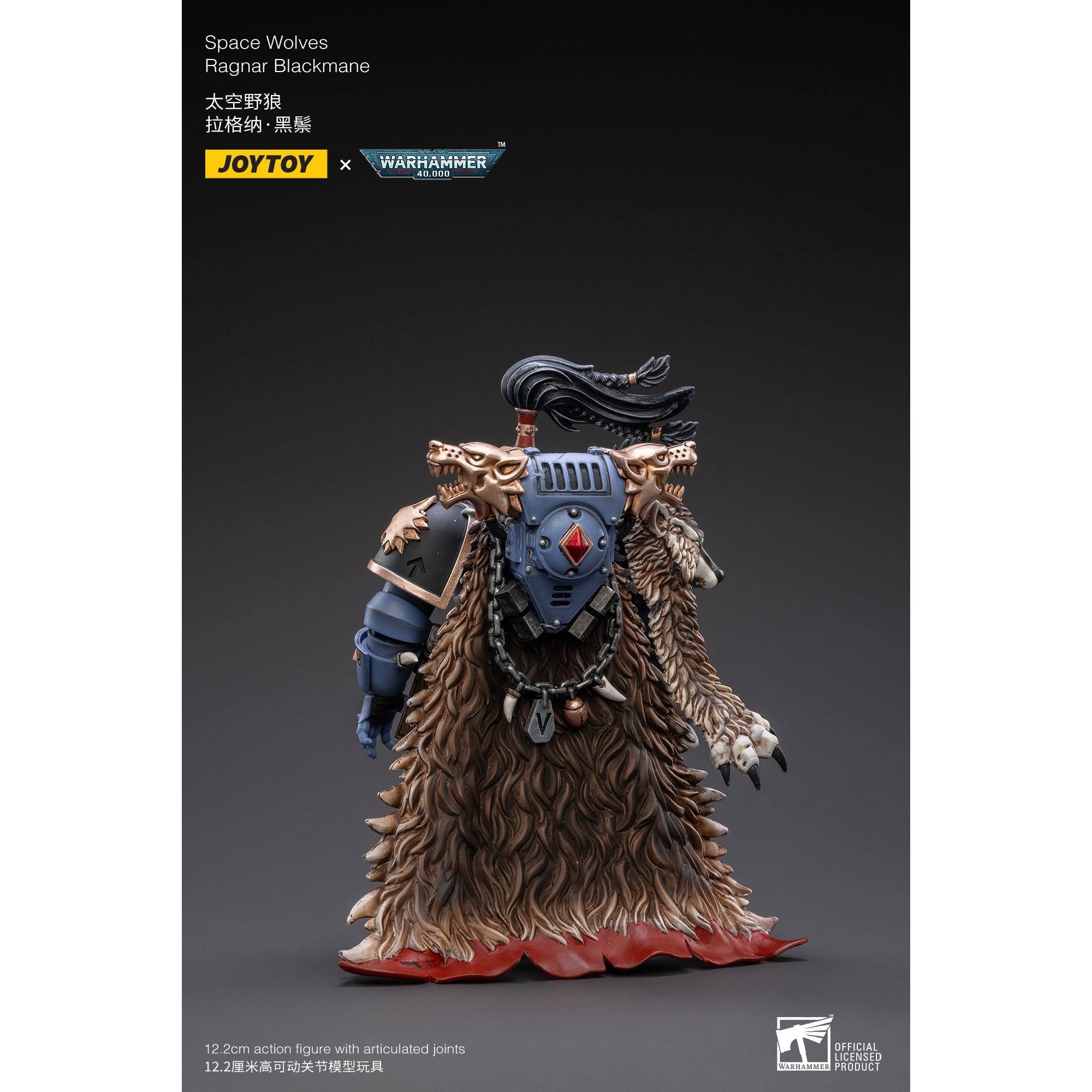 Warhammer 40k: Space Wolves Ragnar Blackmane - 13 cm-Actionfiguren-JoyToy-Mighty Underground